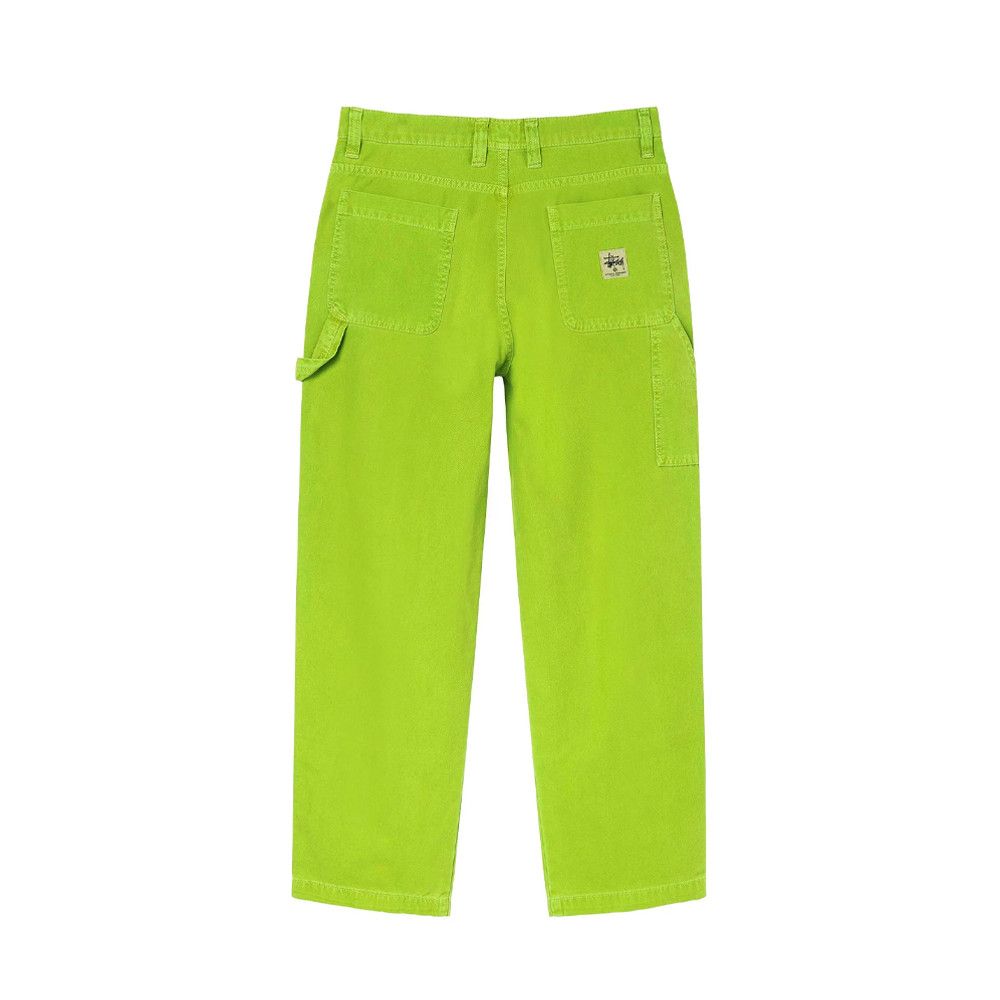 Stussy Stussy Stone Washed Canvas Work Pant, Lime Size US 28 / EU 44 - 2 Thumbnail