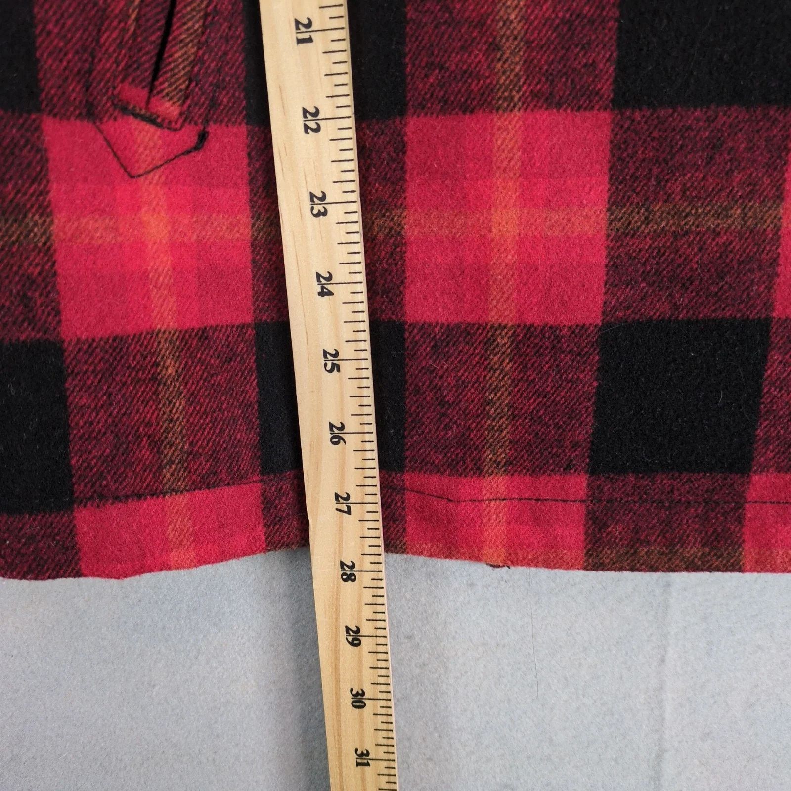 Old Navy Old Navy Wool Blend Buffalo Plaid Coat Women Double Breasted Size L / US 10 / IT 46 - 6 Thumbnail