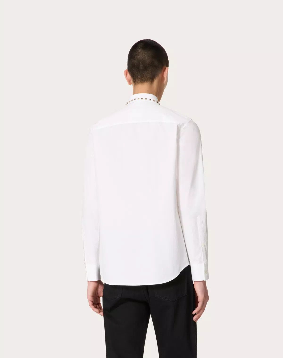 Valentino oc11z0725 Long Sleeve Cotton Shirt in White Size US L / EU 52-54 / 3 - 5 Thumbnail