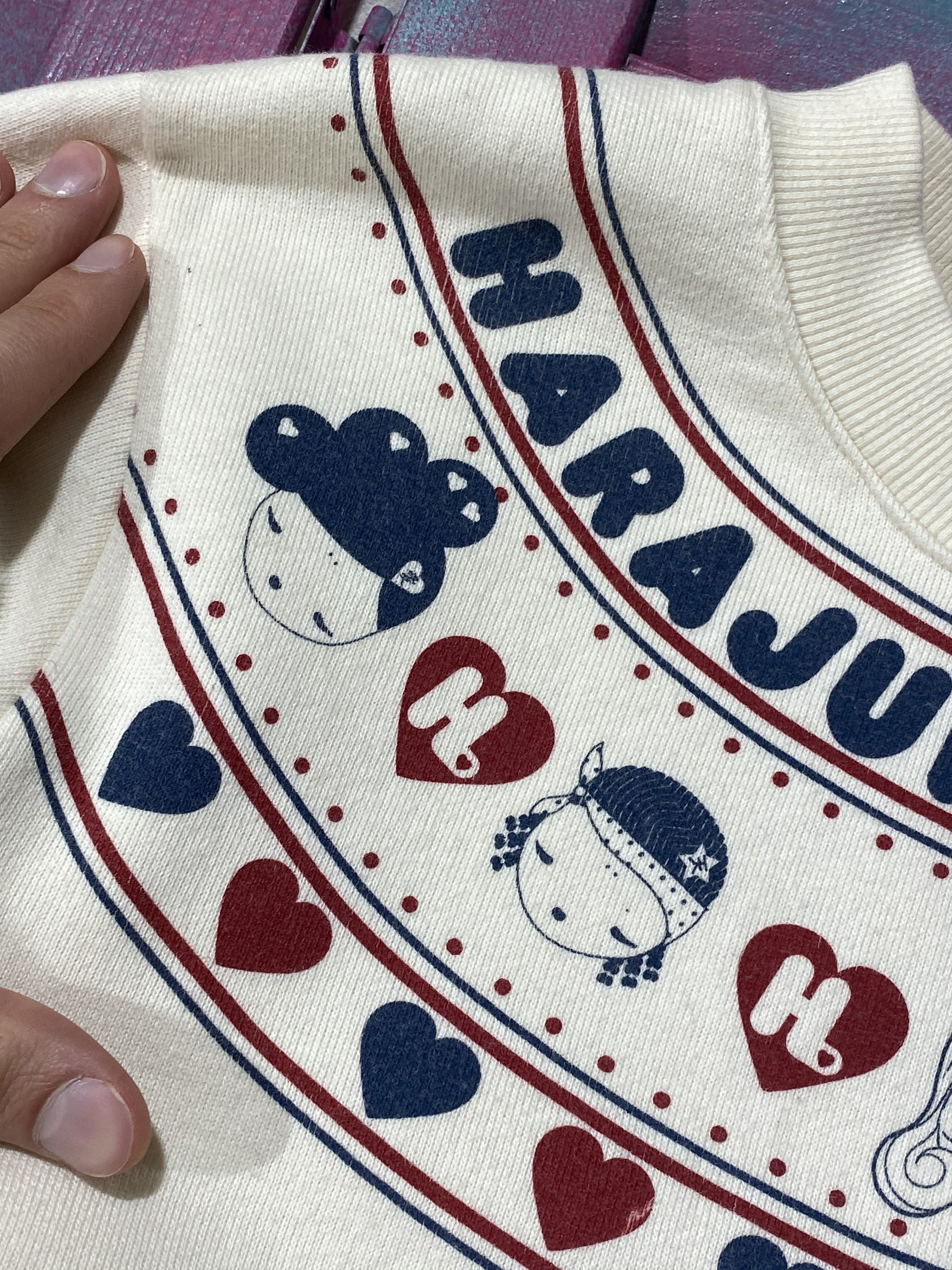 Japanese Brand Vintage Y2K HARAJUKU LOVERS Sweatshirt Size US S / EU 44-46 / 1 - 5 Thumbnail