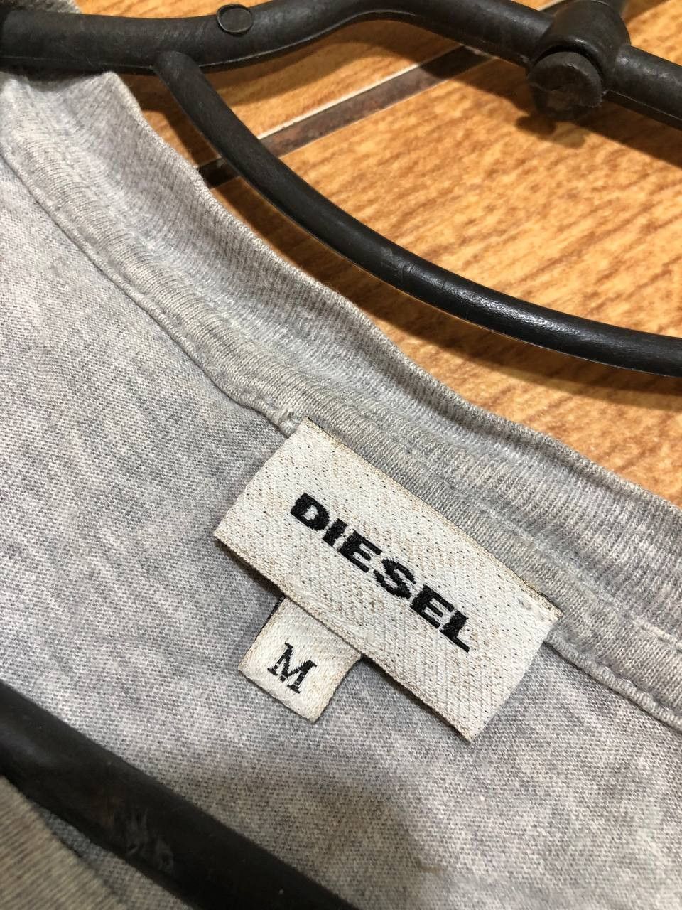 Diesel Vintage Diesel Gray Big Y2K Logo Short Sleeve T-Shirt Size M Size US M / EU 48-50 / 2 - 2 Thumbnail