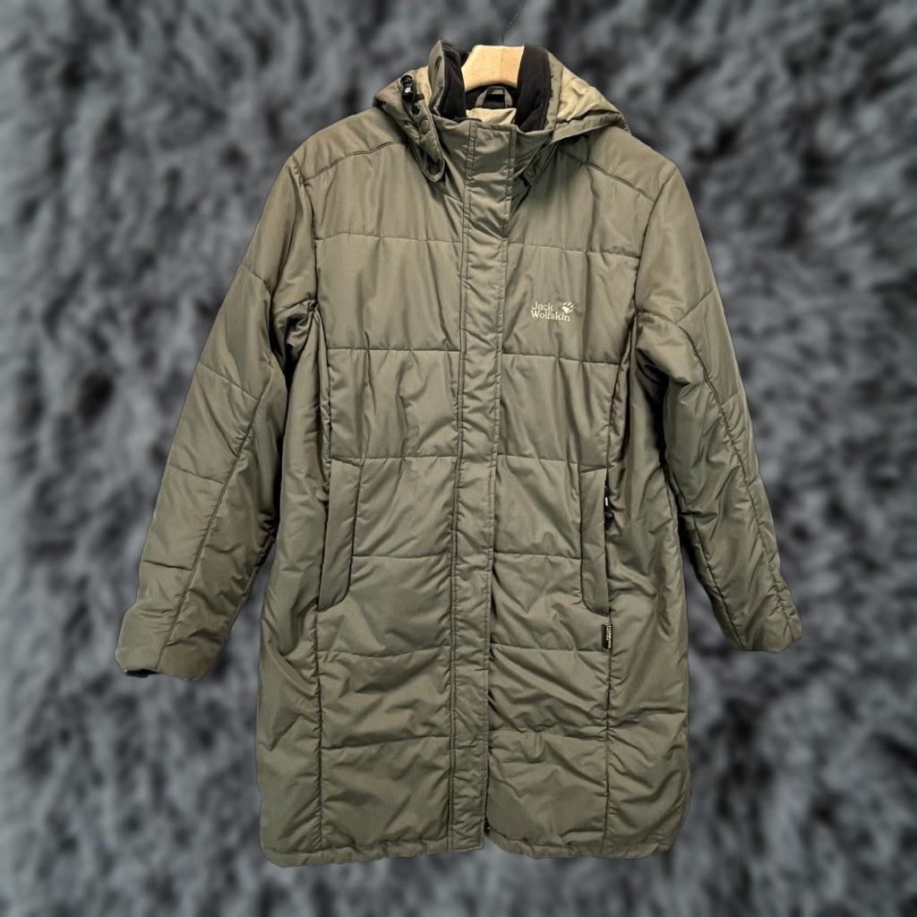 Jack Wolfskin Jack Wolfskin quilted Parka Jacket Coat Sz XL Removable Hood Women’s microguard Size XL / US 12-14 / IT 48-50 - 1 Thumbnail