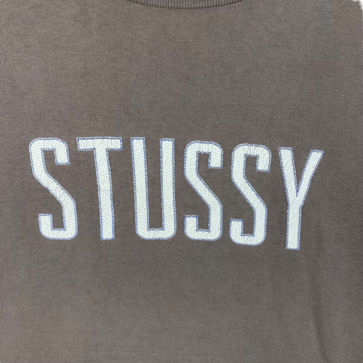 Stussy × Vintage Vintage 90's STUSSY N4 Spellout Graphic Tee Shirt Large Size Size US L / EU 52-54 / 3 - 2 Thumbnail