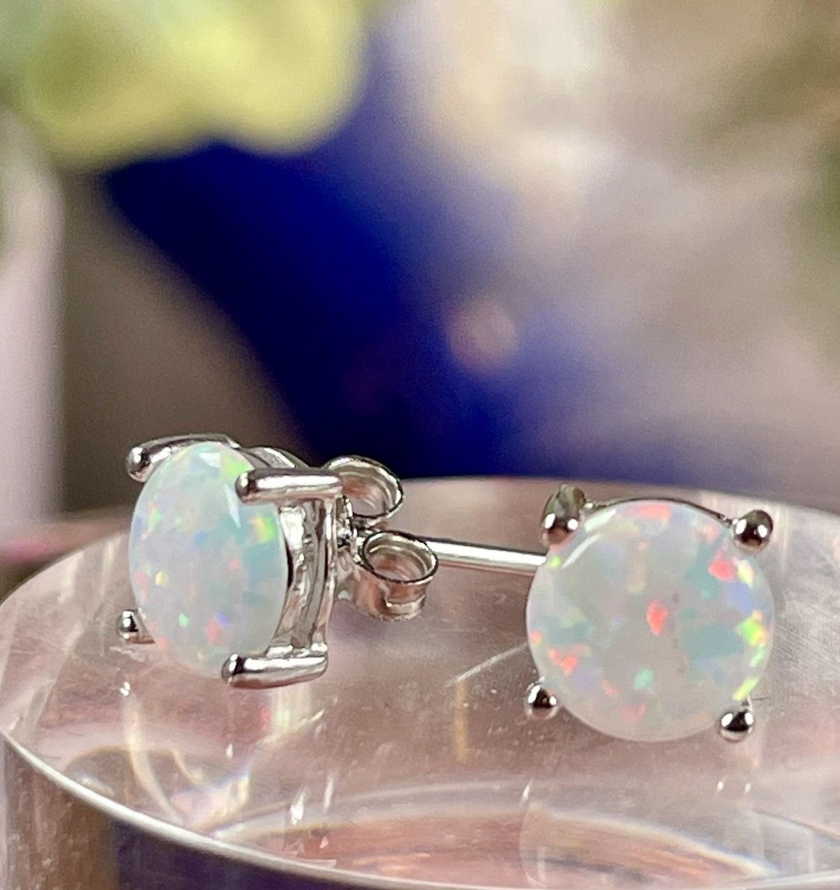 Other Genuine Ethiopian 2CT OPAL Earrings. Silver 925 Size ONE SIZE - 1 Thumbnail
