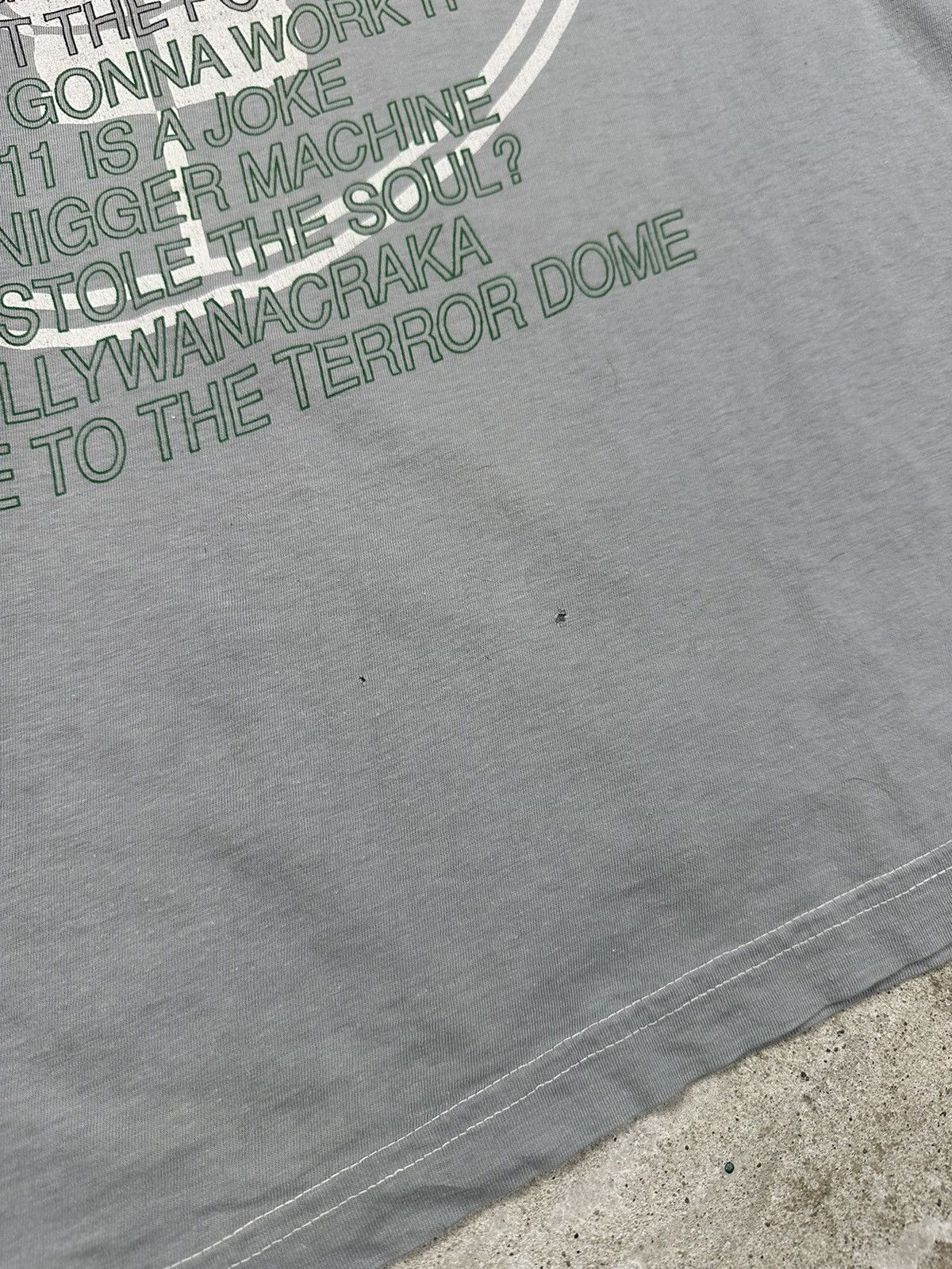 Public Enemy Vintage 90s Public Enemy Welcome to the Terrordome Grey Tee Size US M / EU 48-50 / 2 - 12 Thumbnail