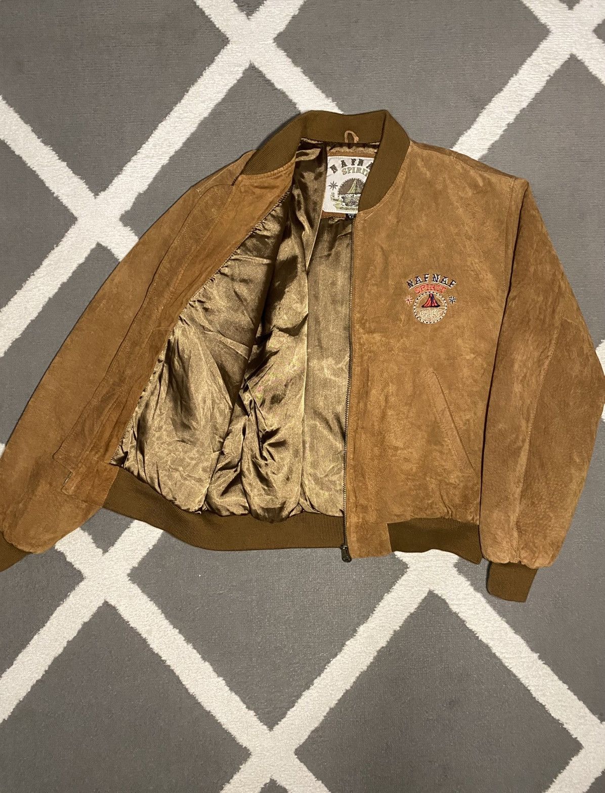 Vintage Vintage 90’s Genuine Leather Bomber Jacket Boxy Fit Size US M / EU 48-50 / 2 - 3 Thumbnail