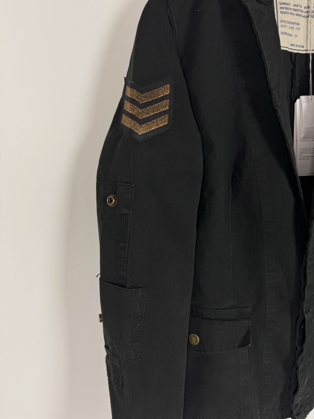 Zadig & Voltaire NWT Zadig&Voltaire Virginia Grunge Black Jacket Size XS / US 0-2 / IT 36-38 - 6 Thumbnail