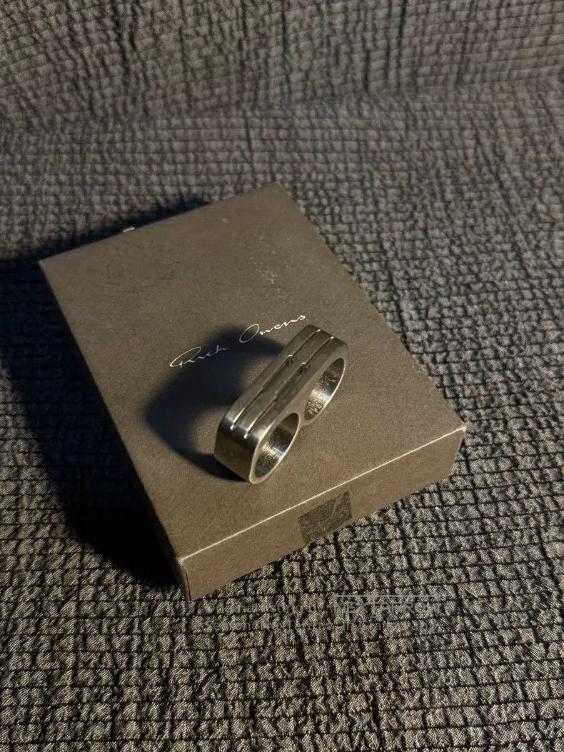 Rick Owens Rick Owens Two-finger Ring Size ONE SIZE - 6 Thumbnail