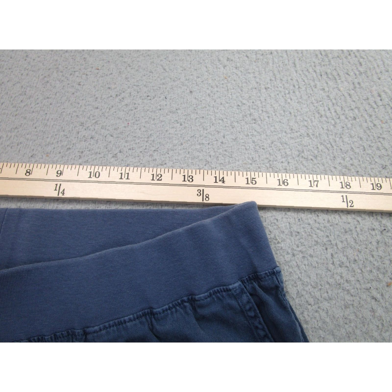 Faherty FAHERTY Pants Womens Large Blue Joggers Tapered Elastic Waist Cuffed Pockets Size 36" / US 14 / IT 50 - 4 Thumbnail