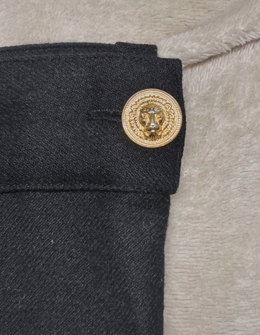 Versace × Vintage Versace Vintage Office Siren Slit Skirt (midi) - Black Size 26" / US 2 / IT 38 - 5 Thumbnail