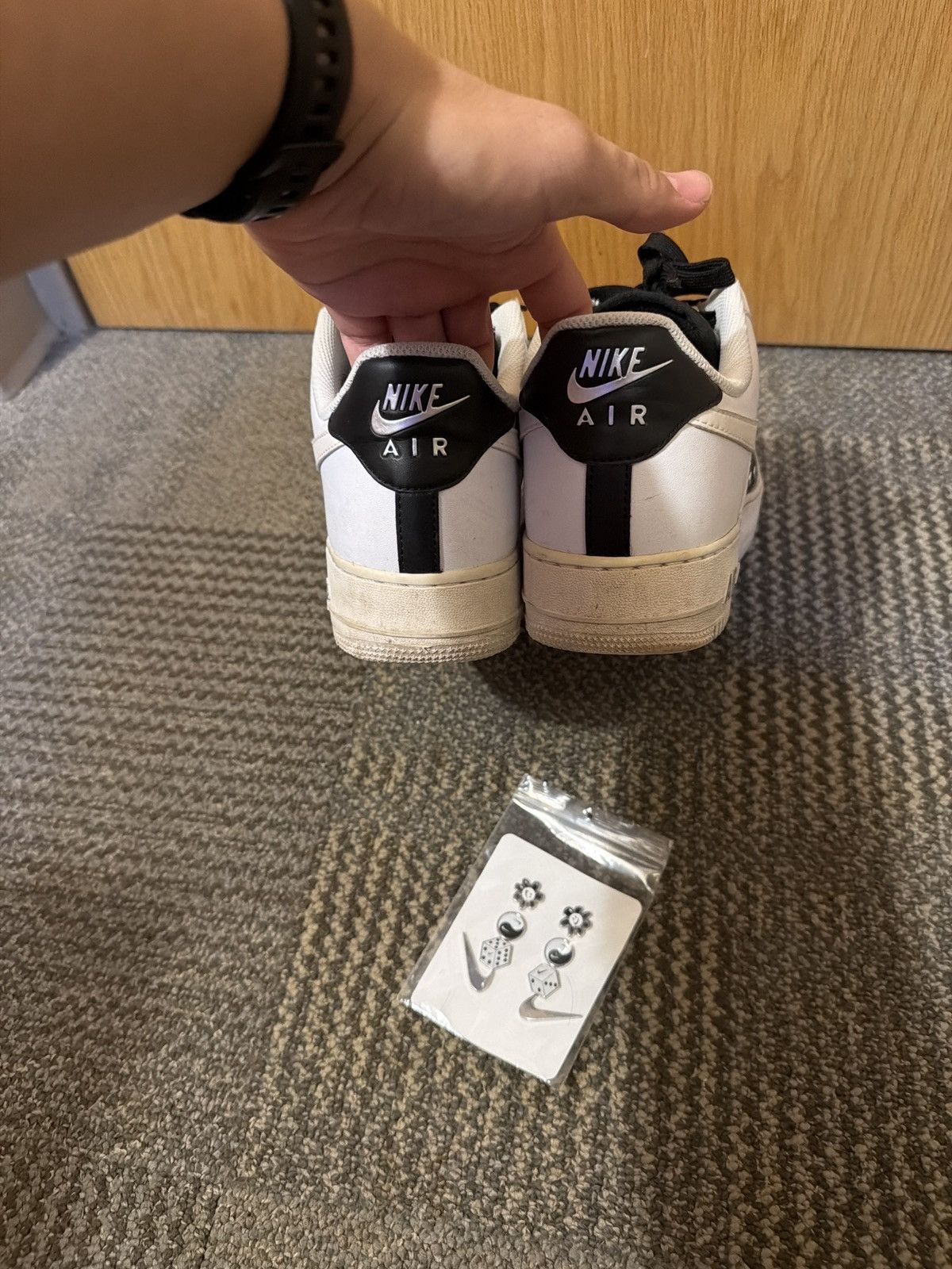 Nike Nike Air Force 07 Premium Silver Chain Size US 13 / EU 46 - 4 Thumbnail