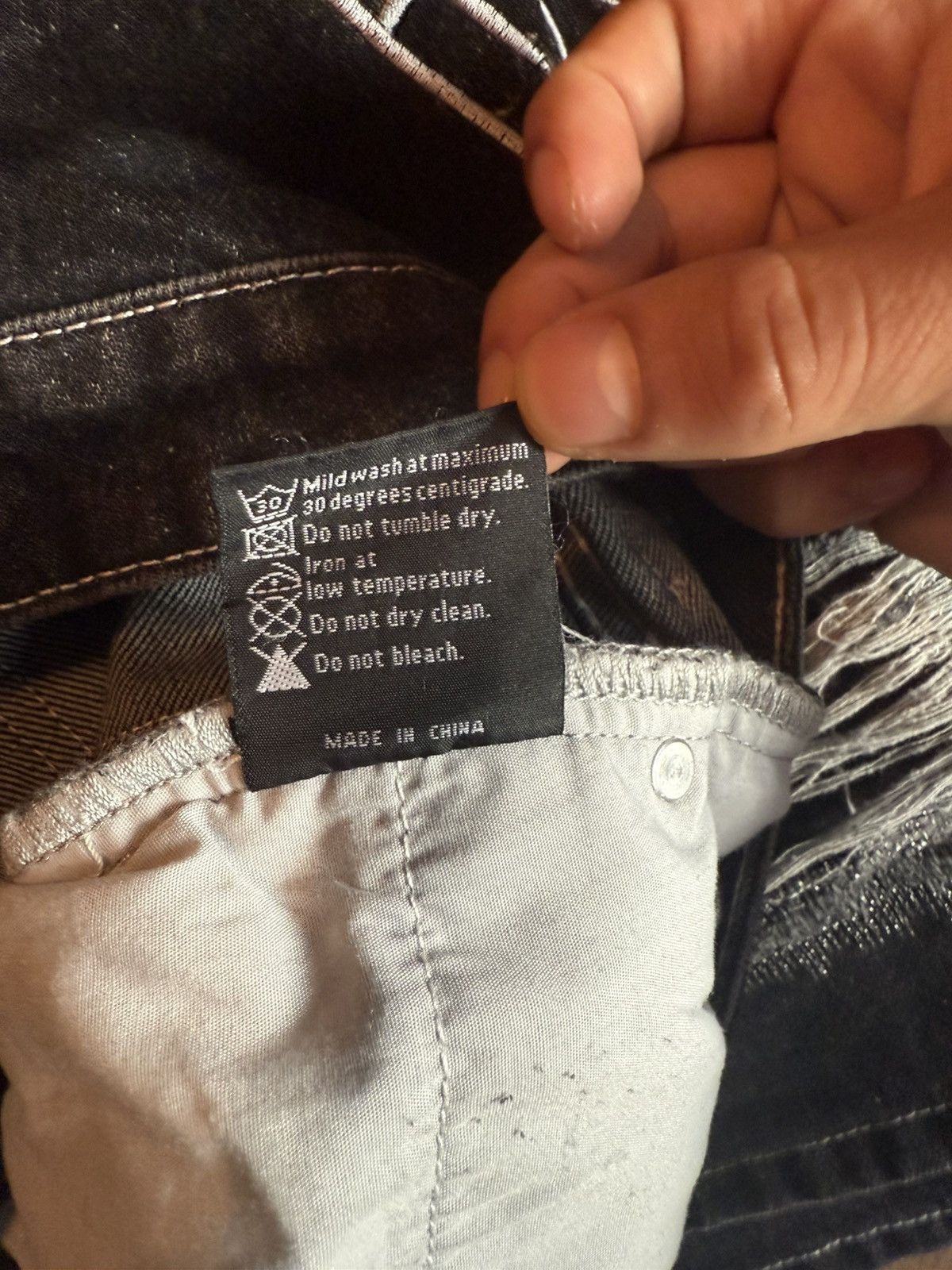 Who Decides War Who Decides War Darning Side Denim Jeans Size US 32 / EU 48 - 9 Thumbnail