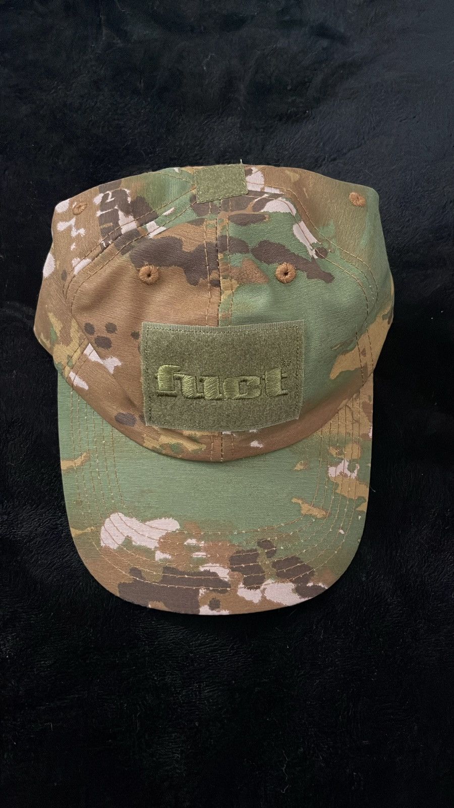 image of Fuct Ftp Camo Hat in Green, Men's