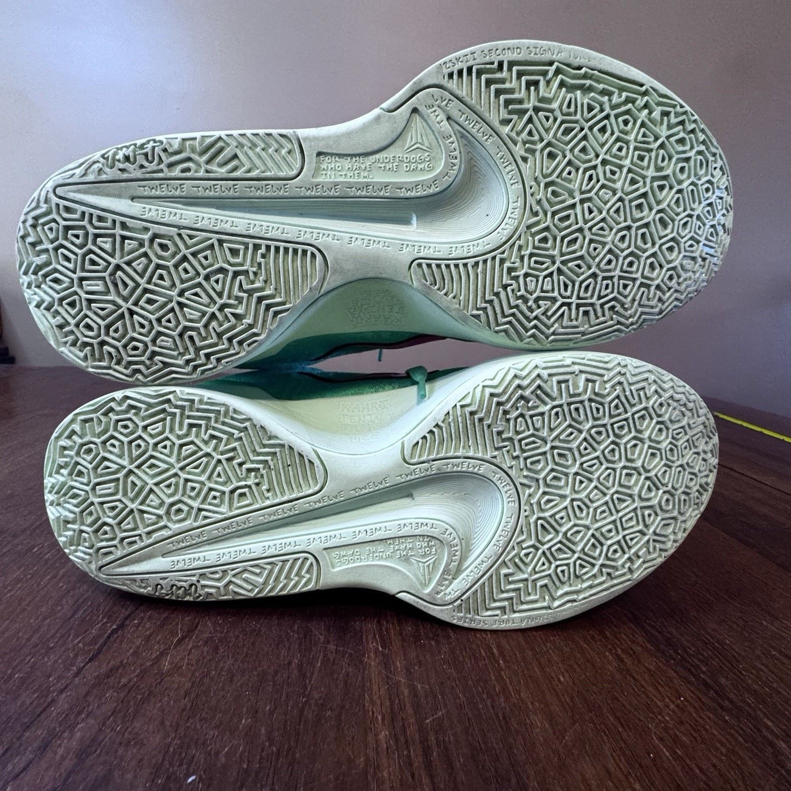 Nike Nike Ja 1 Twelve Green Pink Men’s 13.5 Shoes Zoom Ja Morant Size US 13 / EU 46 - 7 Thumbnail