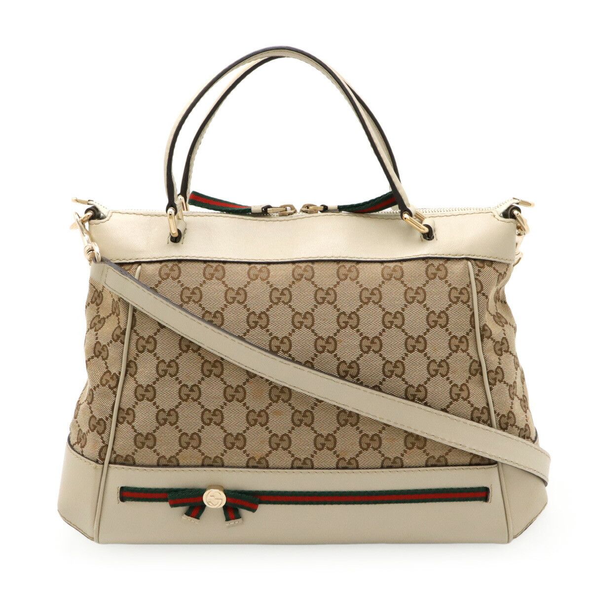 Gucci Gucci GG Canvas 2way Handbag Canvas Shoulder Bag 269894