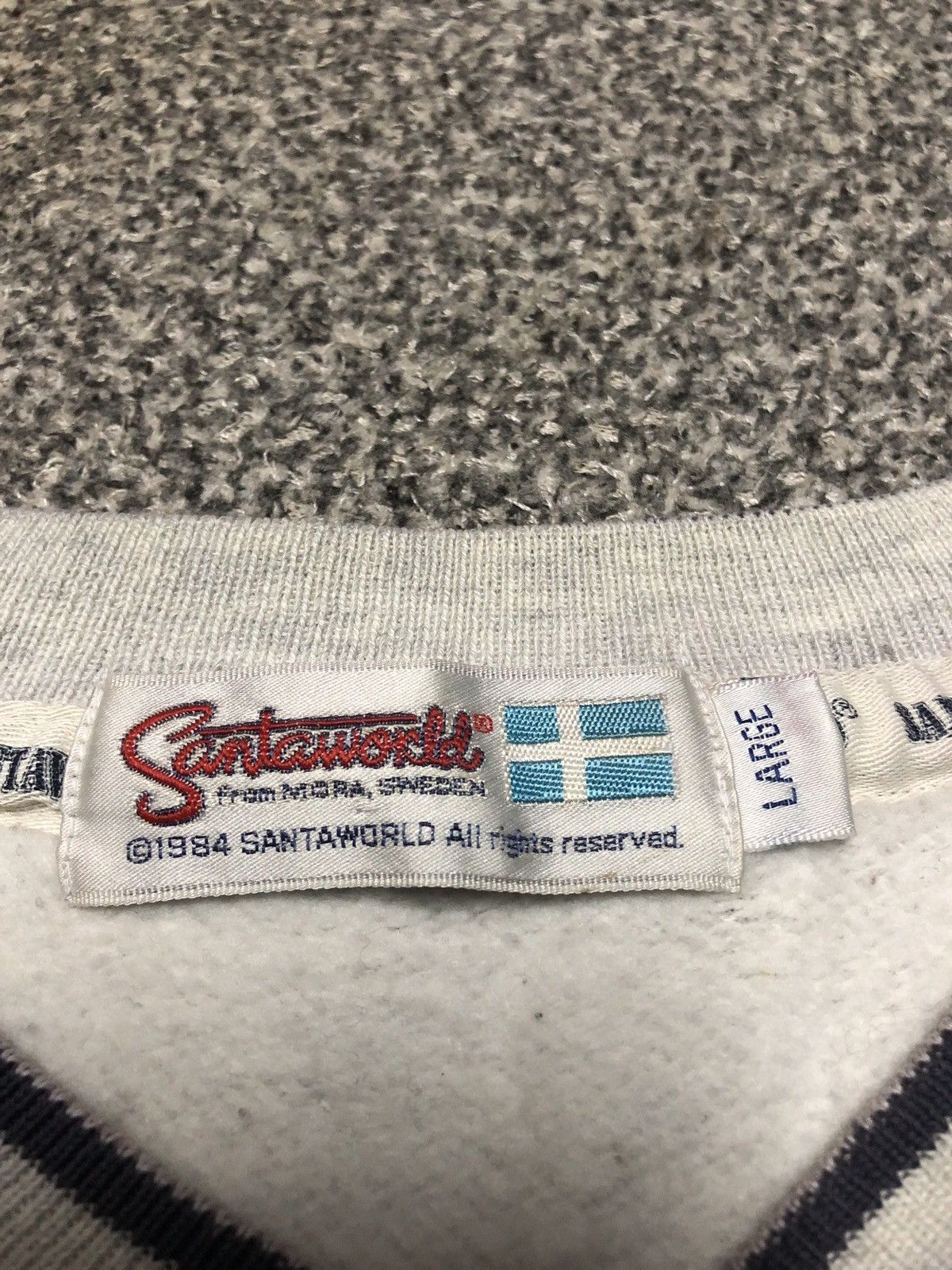 Vintage Vtg 80s Santaworld Swedish Outdoor Style Crewneck Sweatshirt Size US L / EU 52-54 / 3 - 15 Thumbnail