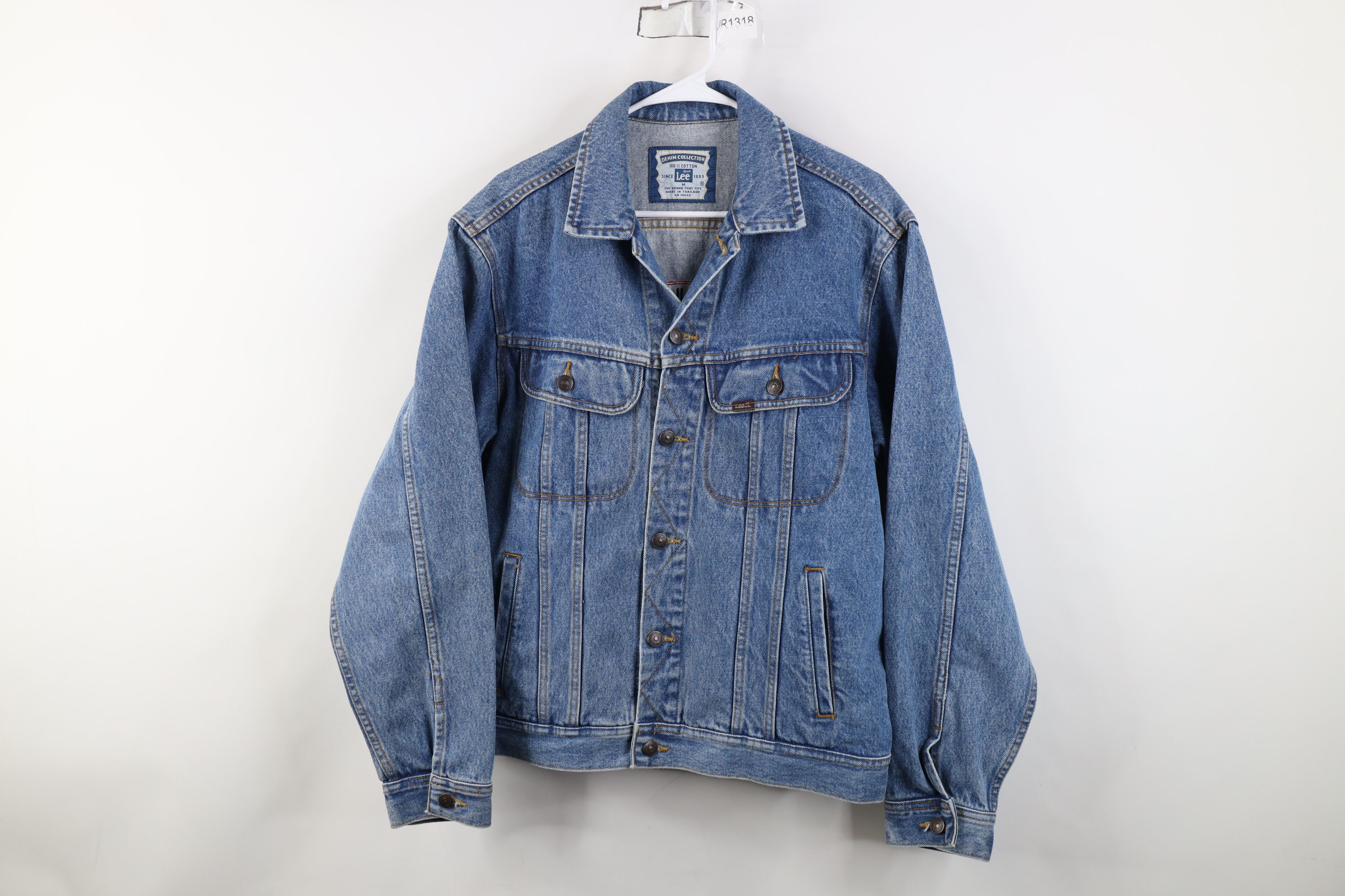 Vintage Vintage 90s Y2K The John Tesh Radio Show Denim Jacket Size US L / EU 52-54 / 3 - 2 Thumbnail