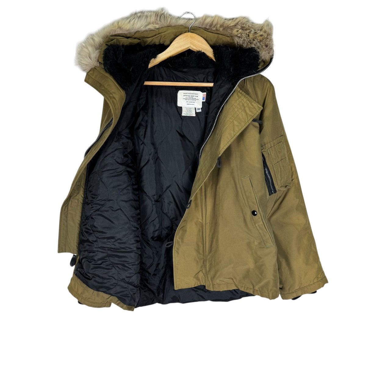 I. Spiewak And Sons ☀️I SPIEWAK SONS FAUX FUR HOODIE ZIPPER JACKET Size US M / EU 48-50 / 2 - 7 Thumbnail
