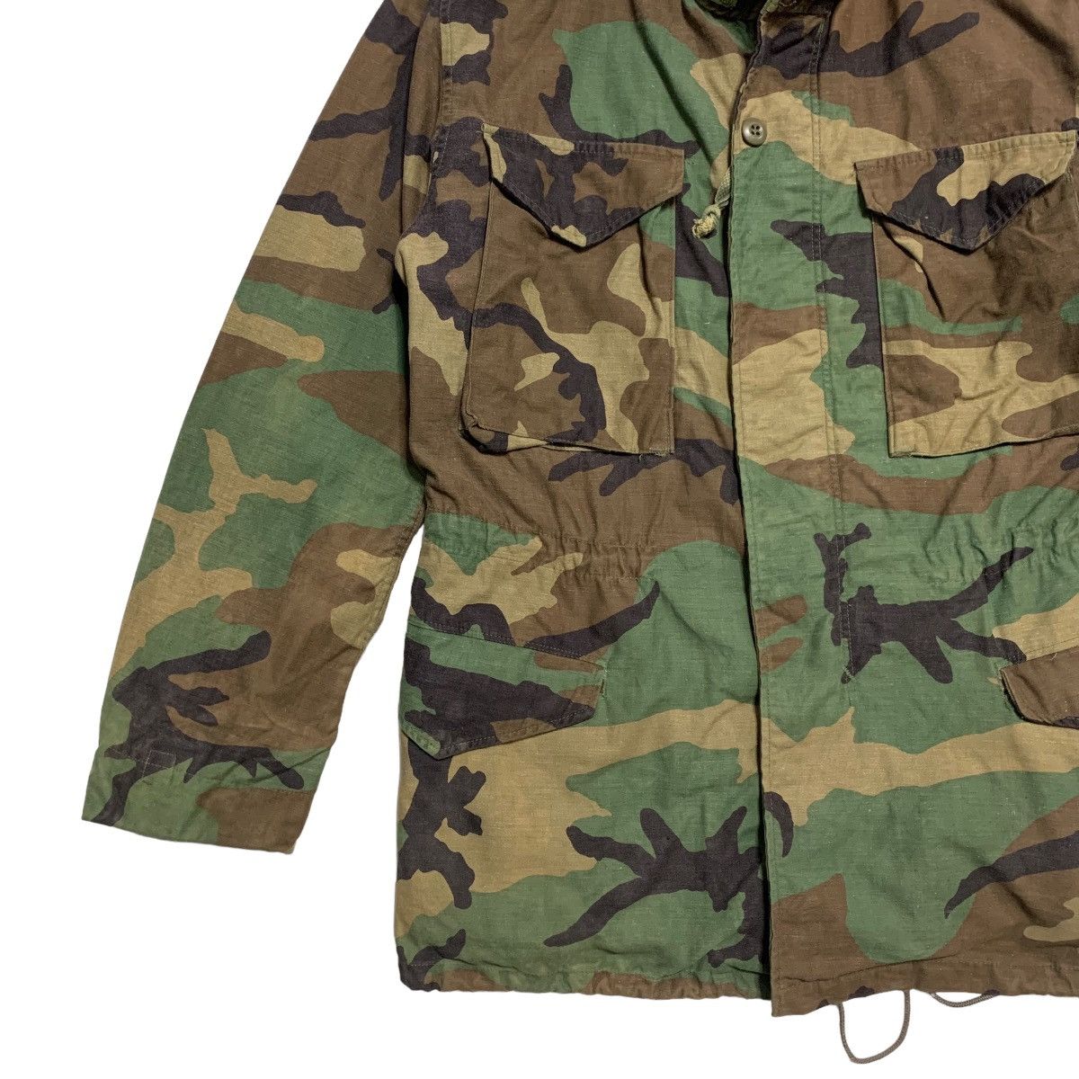 Vintage Vintage 80s Camouflage Military Army Parka Size US S / EU 44-46 / 1 - 2 Thumbnail