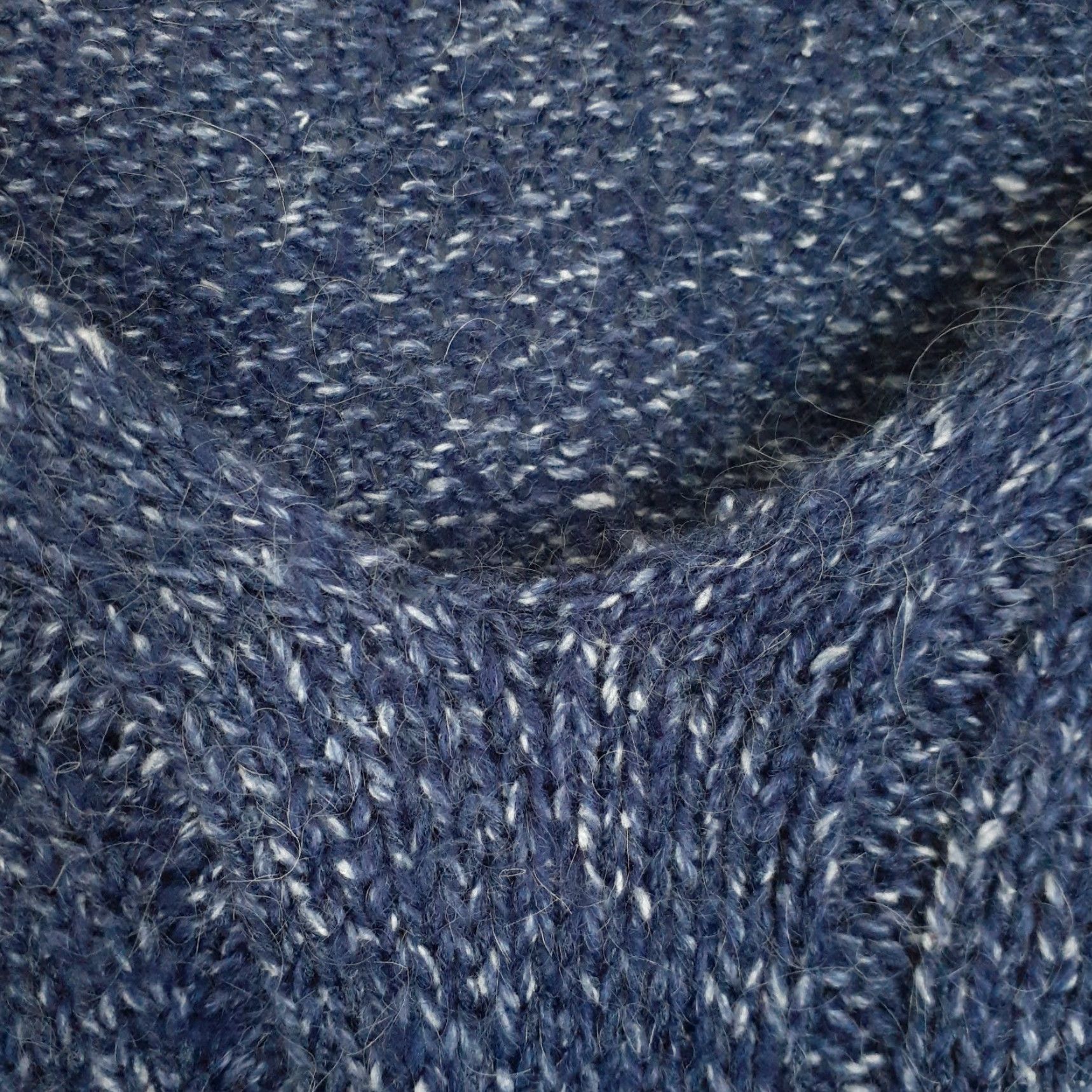 Eddie Bauer VINTAGE Eddie Bauer Wool Blend Knit Sweater V Neck Womens Medium Blue Pullover Knit Wool Blend Pullover Size M / US 6-8 / IT 42-44 - 4 Thumbnail
