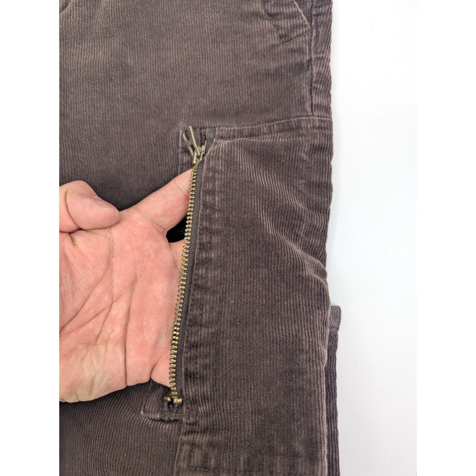 Ralph Lauren Ralph Lauren Pants Girls Brown Corduroy Cargo Style Size 16 Ankle Length Size 38" / US 16 / IT 52 - 4 Thumbnail