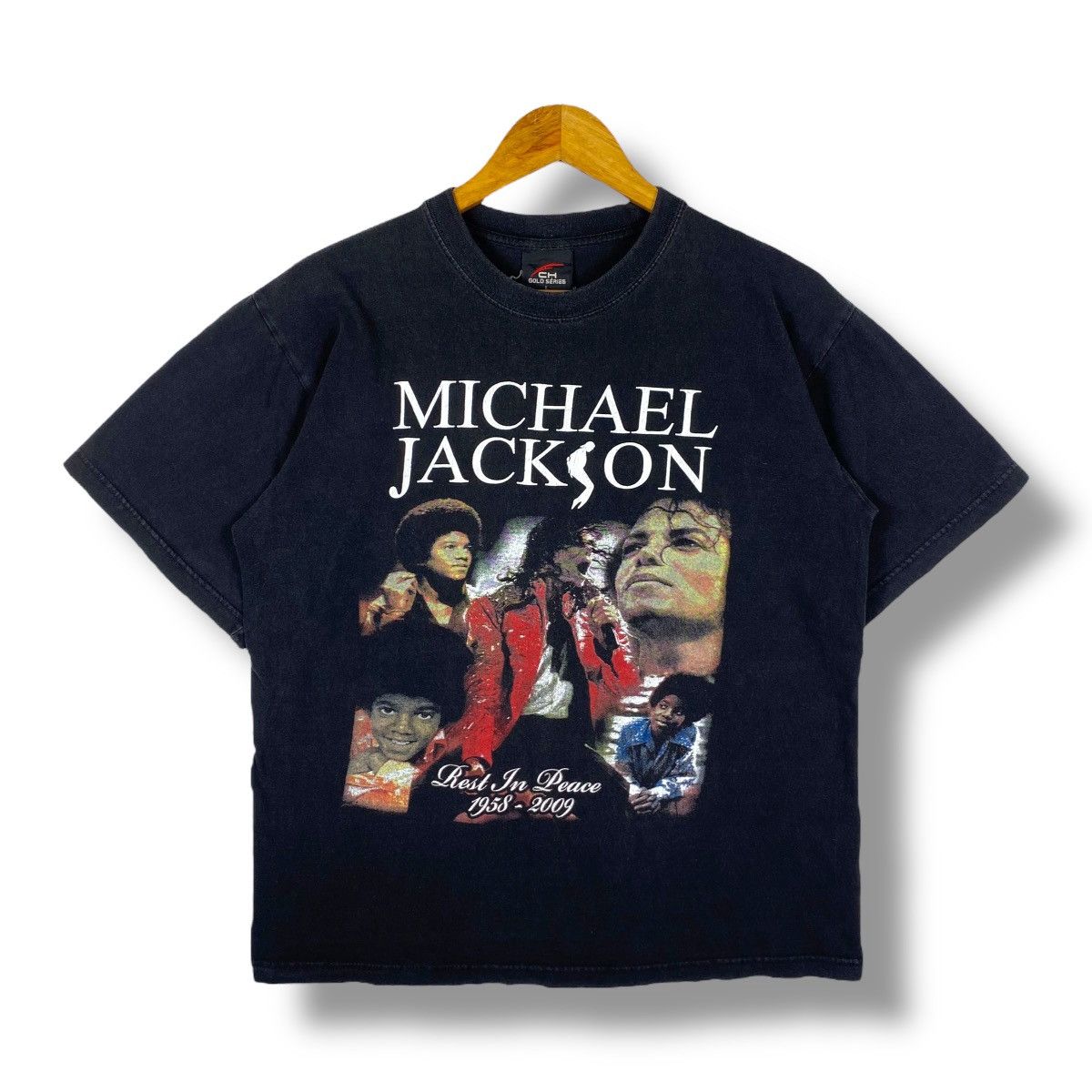 Michael Jackson Vintage 00's MICHAEL JACKSON Rest In Peace 1958-2009 Rap Size US L / EU 52-54 / 3 - 1 Thumbnail