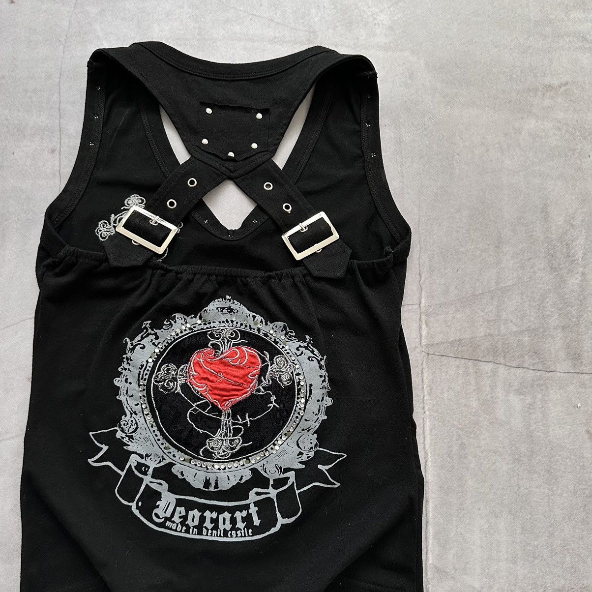 Hysteric Glamour Y2K Cross Heart Hysteric Glamour Mad Punk Vibe Tank Top Size M / US 6-8 / IT 42-44 - 2 Thumbnail