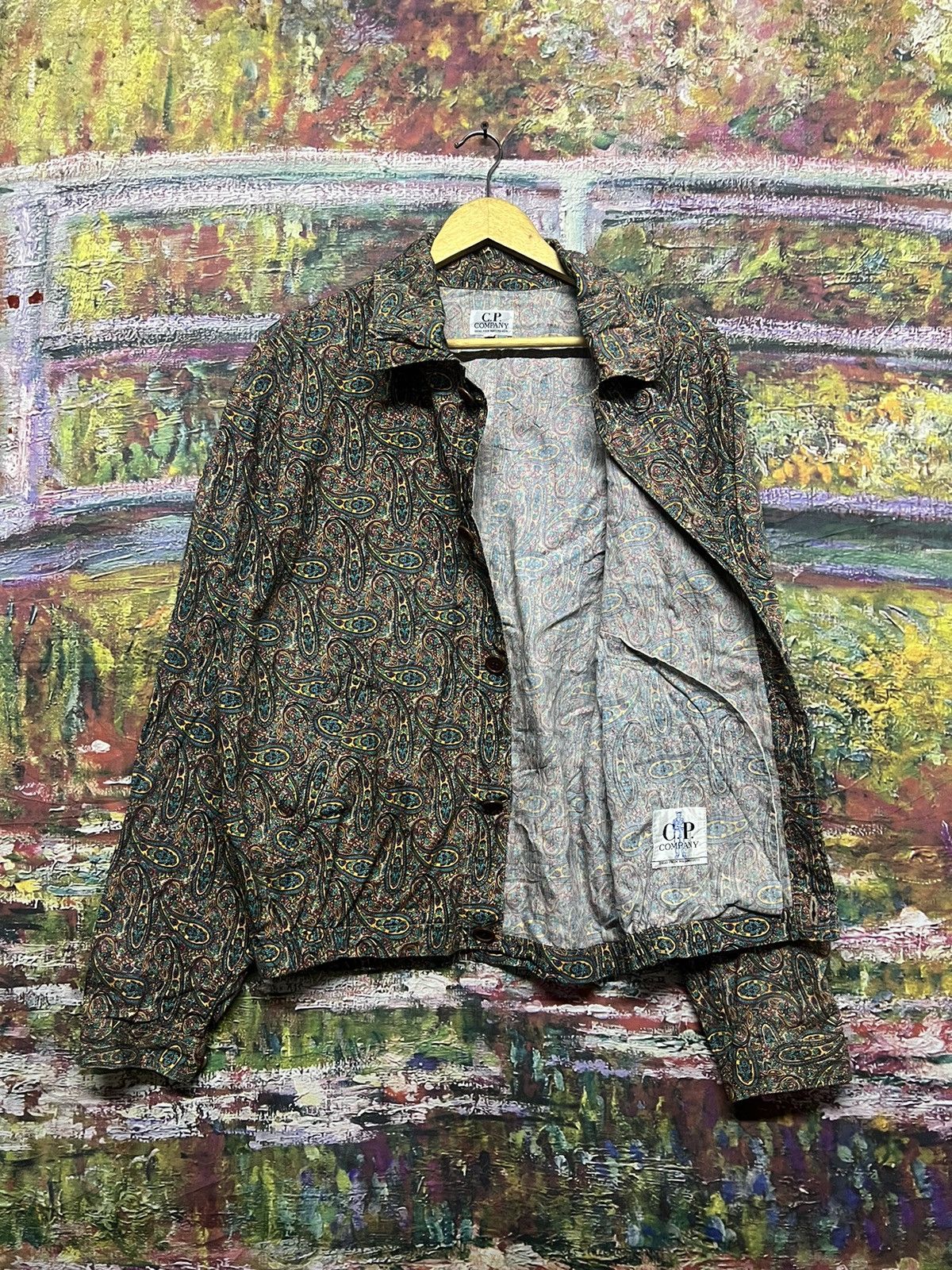 C.P. Company Vintage Cp Company Paisley Printed Button jacket Size US L / EU 52-54 / 3 - 3 Thumbnail
