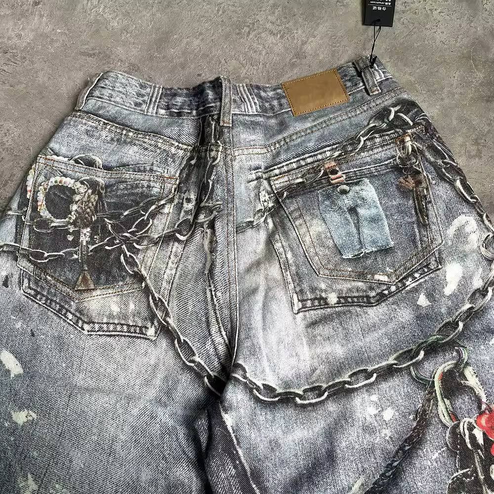 Japanese Brand × Vintage graphic jeans Size US 36 / EU 52 - 7 Thumbnail