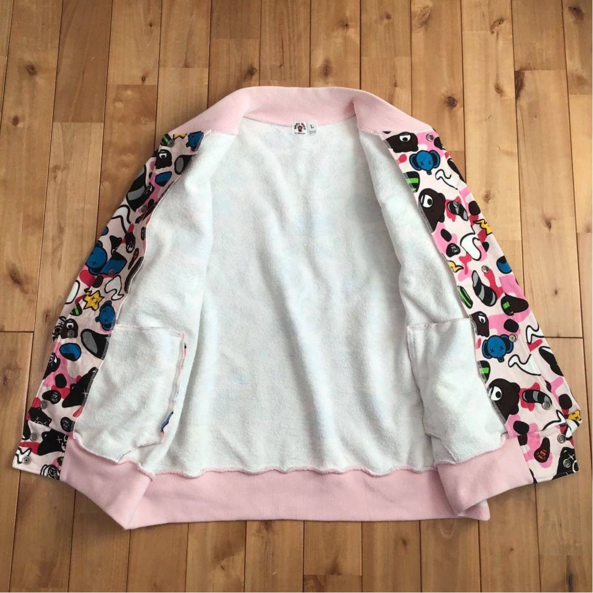 Bape × Kaws × Nigo BAPE × KAWS Milo Animal Kingdom sweat varsity jacket ape Size US L / EU 52-54 / 3 - 6 Thumbnail