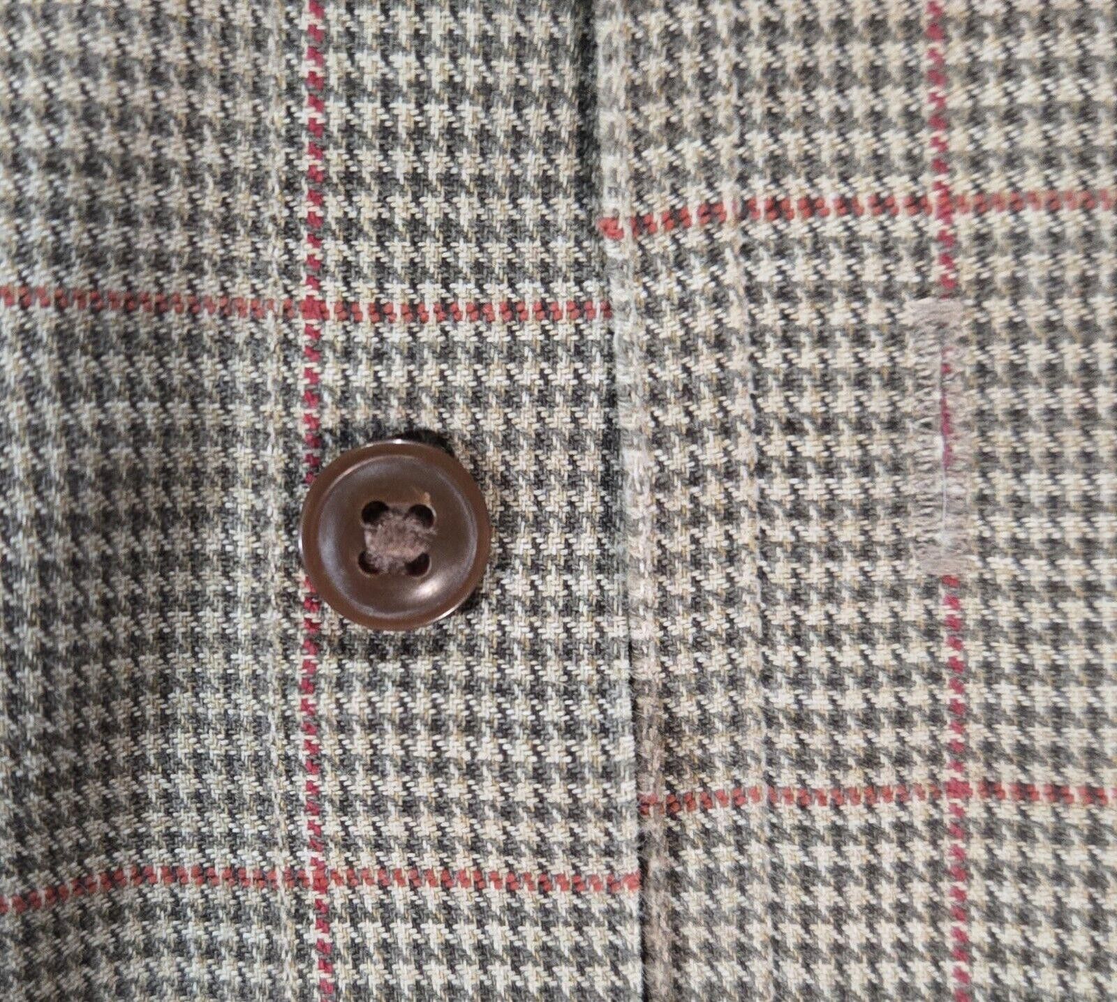 Chaps Khaki Red Plaid Chaps Ralph Lauren Button Up Dress Shirt XL Size US XL / EU 56 / 4 - 4 Thumbnail