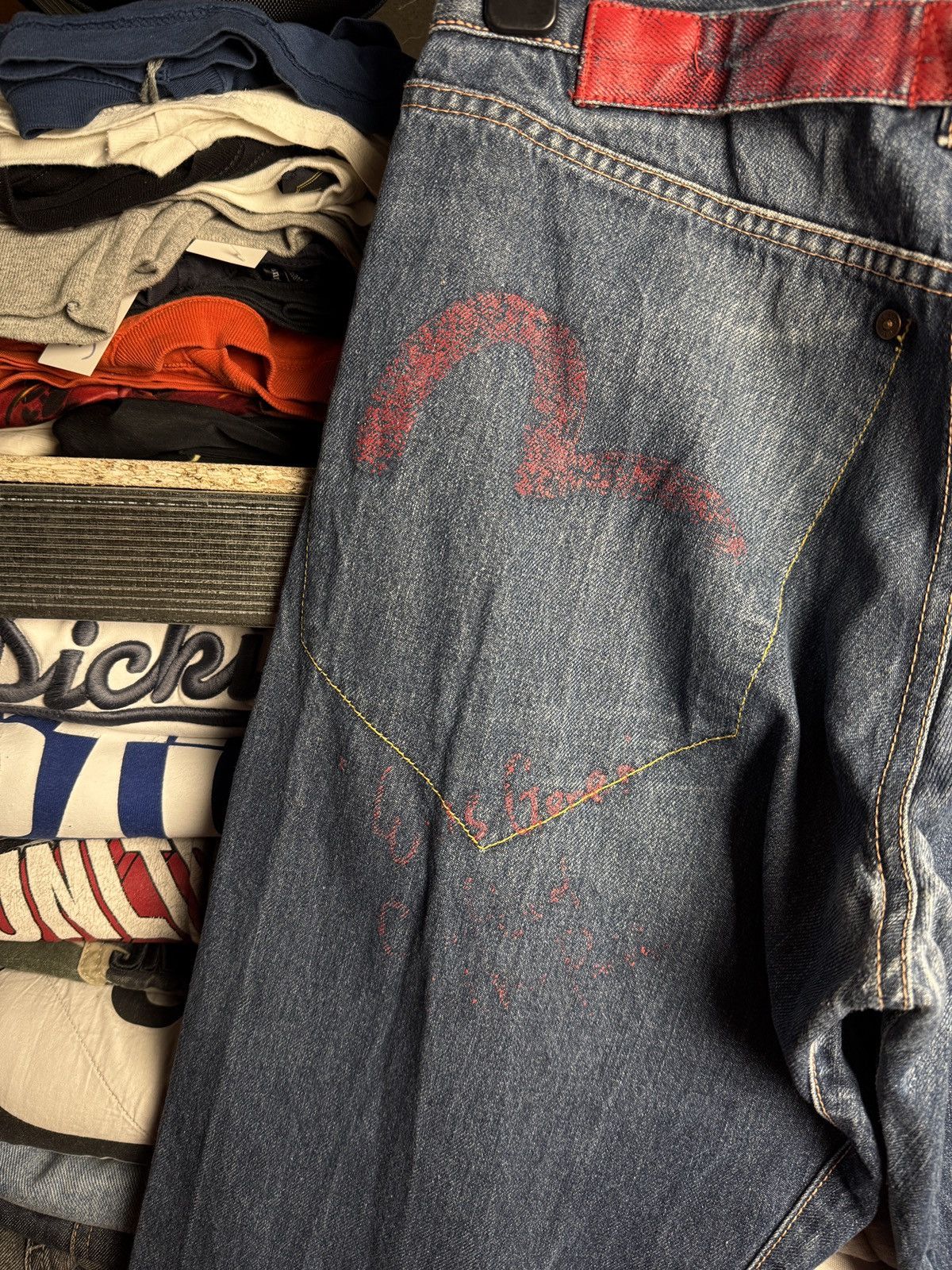 Evisu × Japanese Brand × Vintage Vintage Evisu Belt Pants Japan Size US 32 / EU 48 - 5 Thumbnail