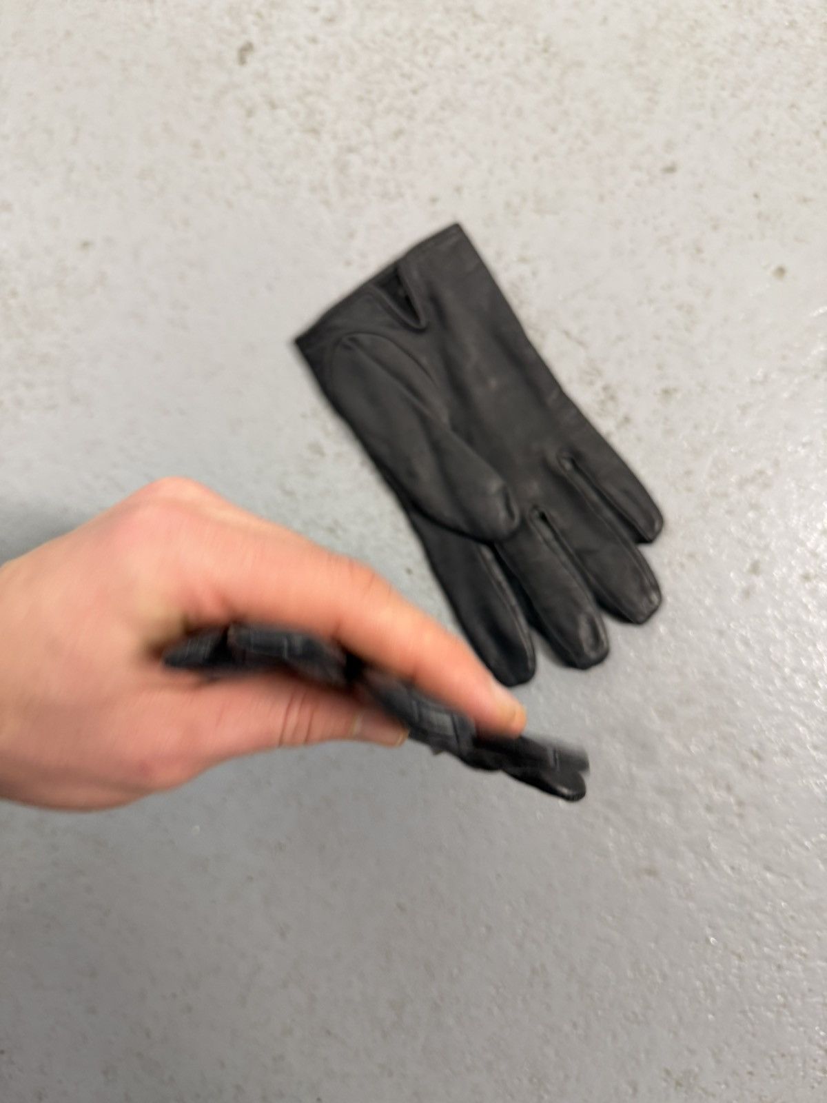 Valentino Valentino Garavani Leather/Silk Studded Gloves Size ONE SIZE - 8 Thumbnail