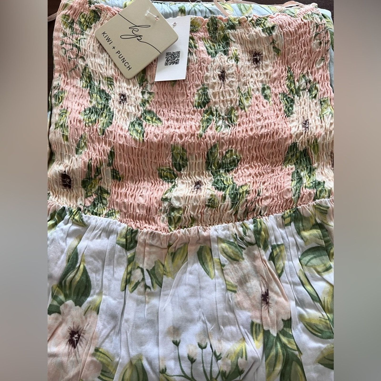 Other KIWI & PUNCH Floral Strapless Maxi Dress With Lace Size L / US 10 / IT 46 - 5 Thumbnail