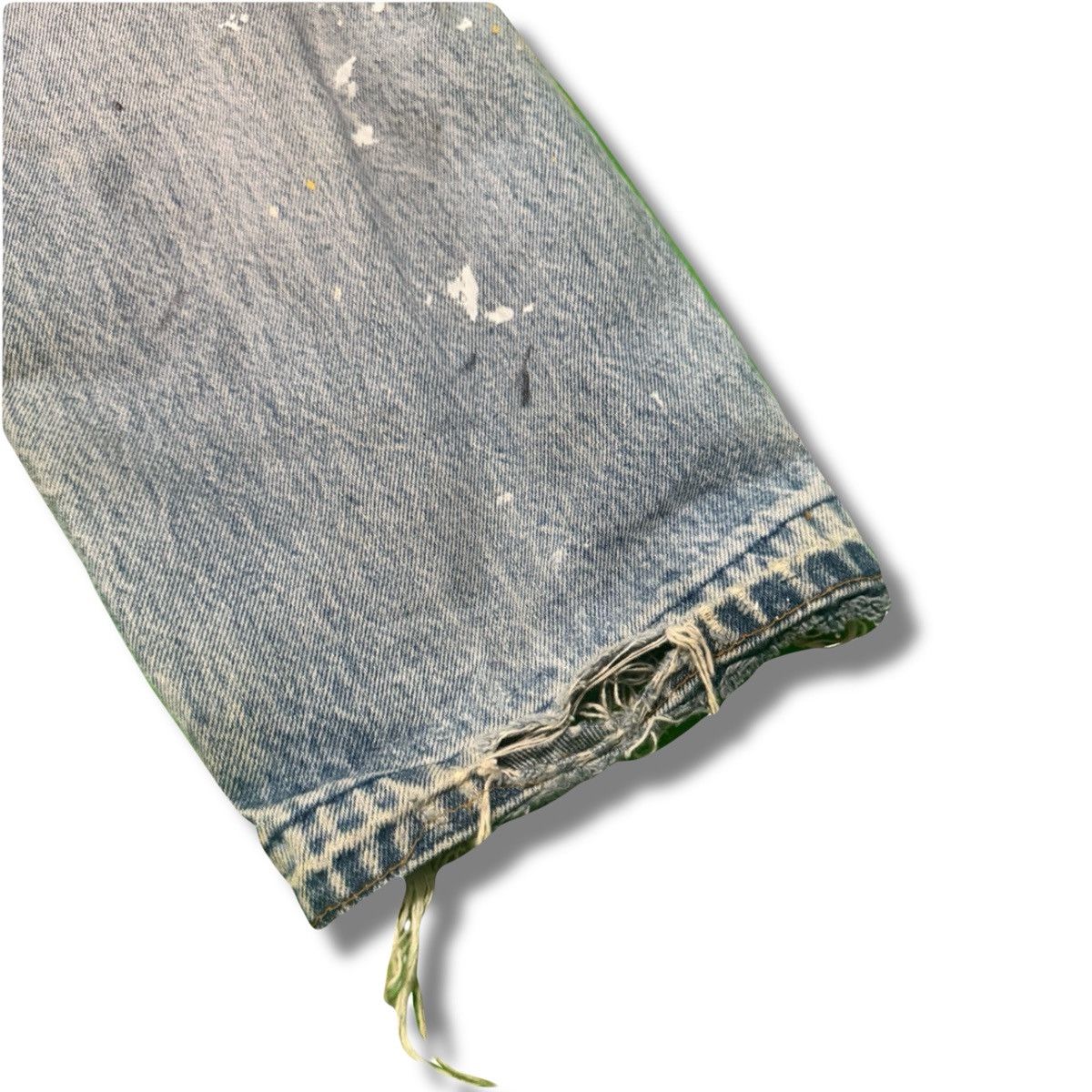 Levi's Vintage Clothing Levi’s 501xx – 1990s Paint-Splatter Distressed Denim Size US 30 / EU 46 - 7 Thumbnail