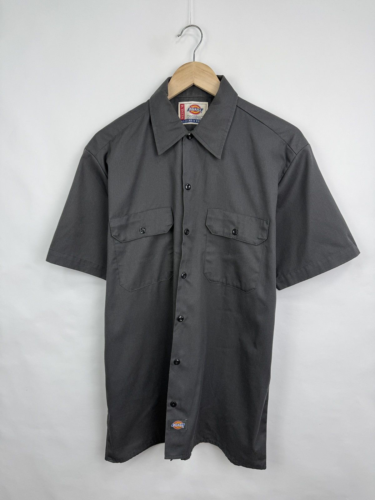 Dickies 🇺🇸 Vintage 90s Dickies Workers Shirt Retro Rare Y2K Hype Size US L / EU 52-54 / 3 - 3 Thumbnail
