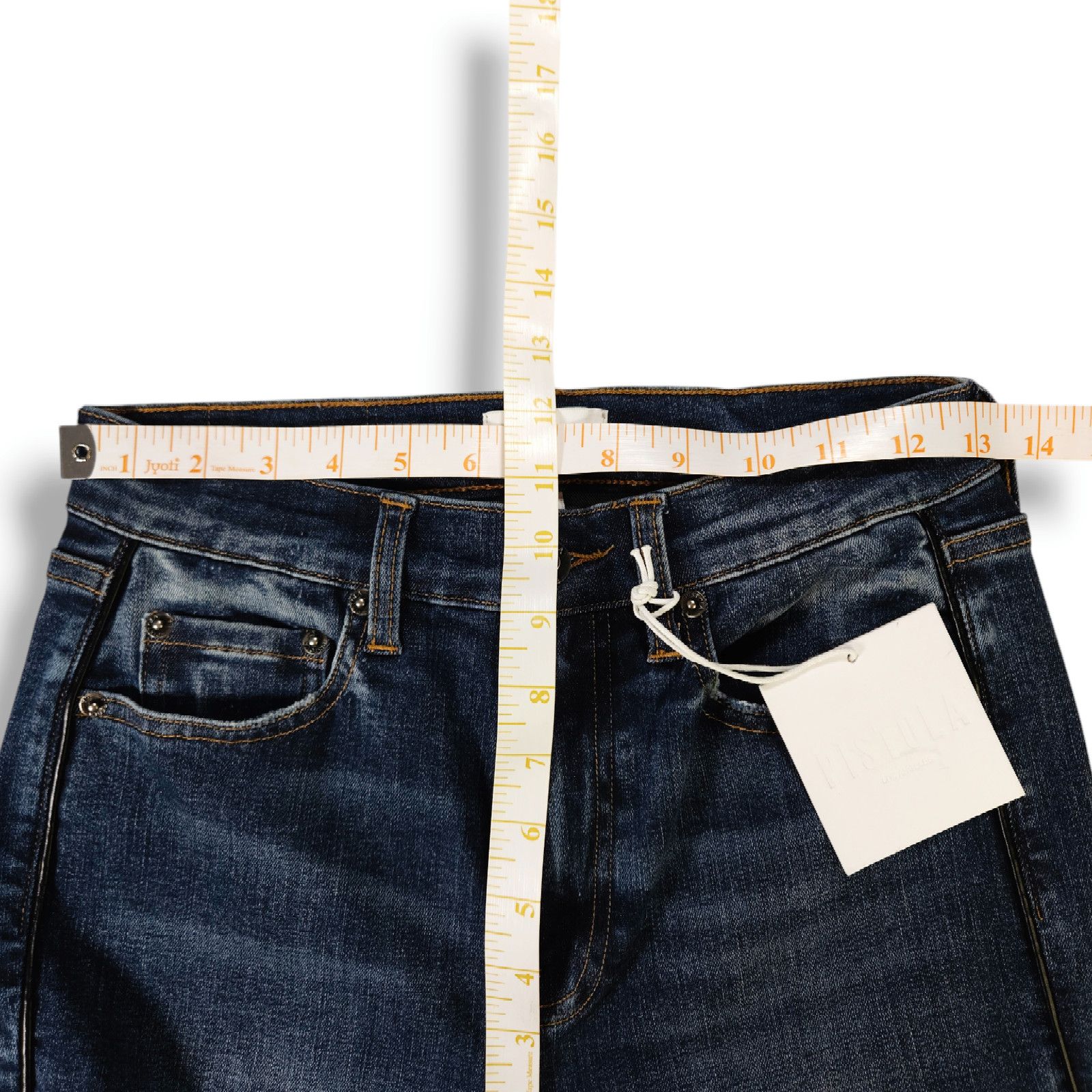 Pistola Pistola Aline High Rise Ankle Jeans Leather Piping NWT 26x27 Size 26" / US 2 / IT 38 - 9 Thumbnail