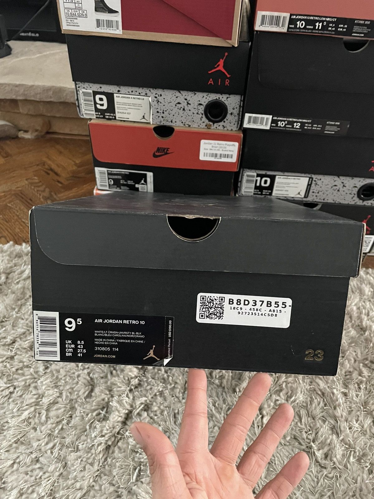 Jordan Brand Jordan 10 Chicago Flags Size US 9.5 / EU 42-43 - 10 Thumbnail