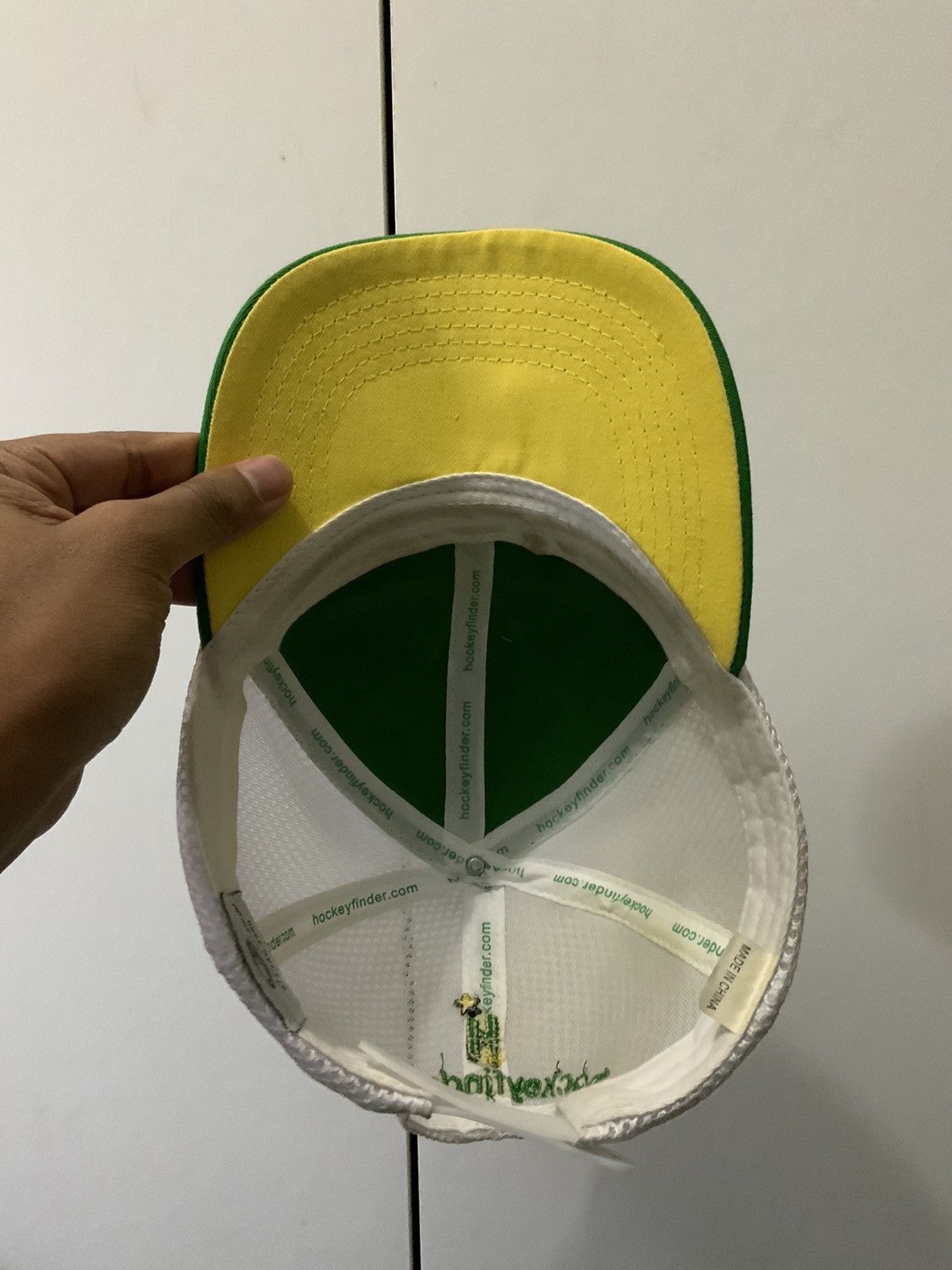 Japanese Brand Hockey Finder Green Trucker Hat Cap Size ONE SIZE - 7 Thumbnail