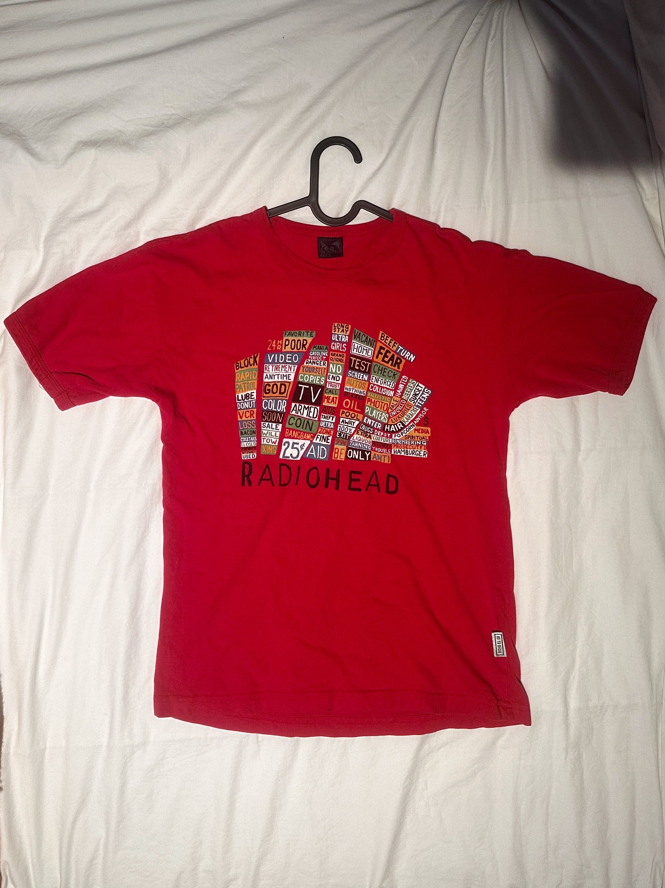 Vintage Radiohead Concert Shirt