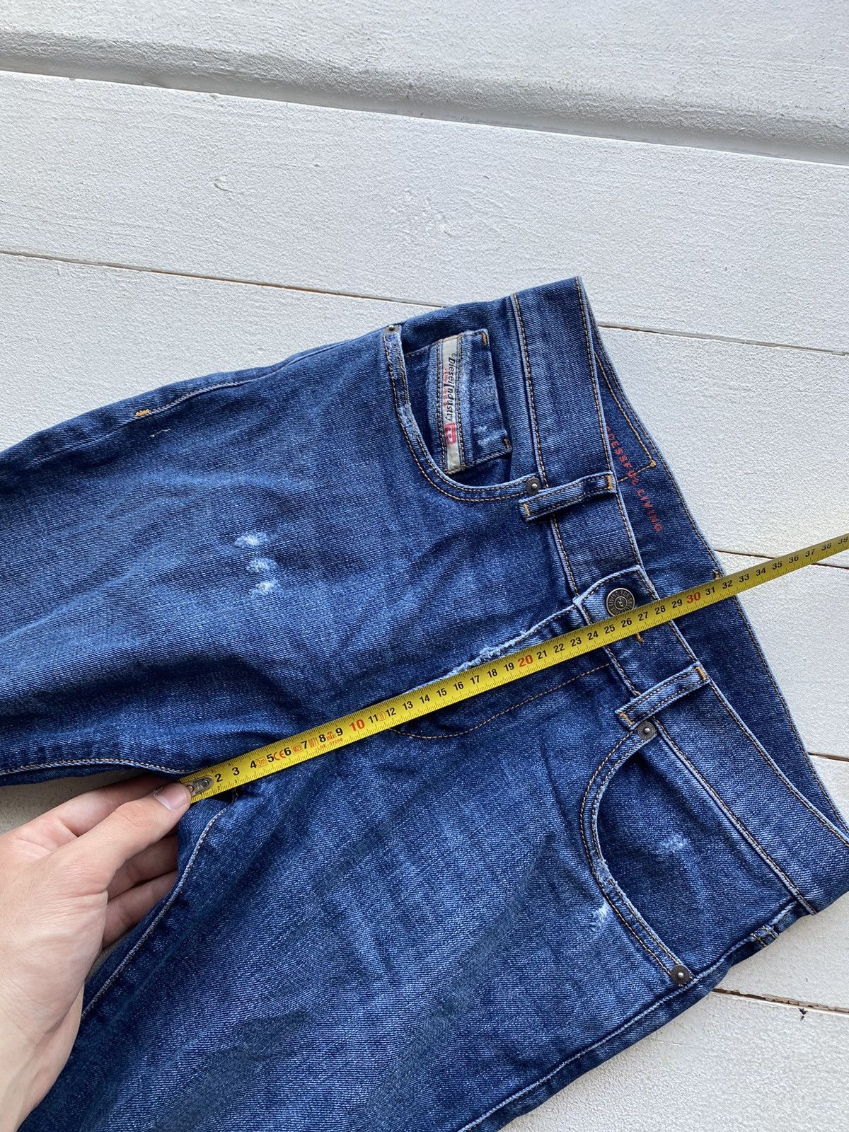 20471120 × Diesel Diesel Skinny Opium Luxury Designer Denim Jeans Gothic Punk Size US 29 - 8 Thumbnail