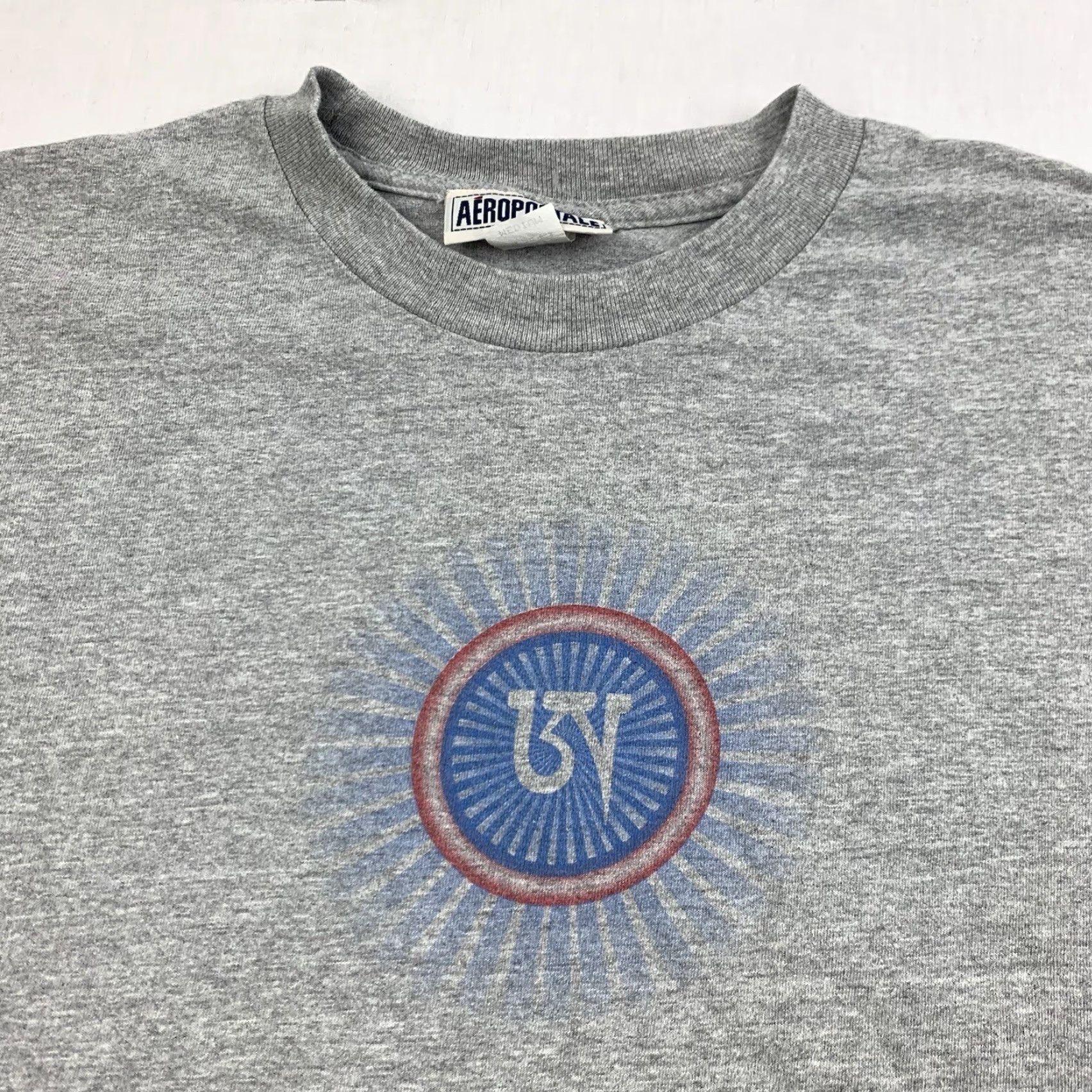 Aeropostale VINTAGE Aeropostale Shirt Adult Medium Gray Graphic Tee Y2ak Grunge Made In USA Size US M / EU 48-50 / 2 - 2 Thumbnail