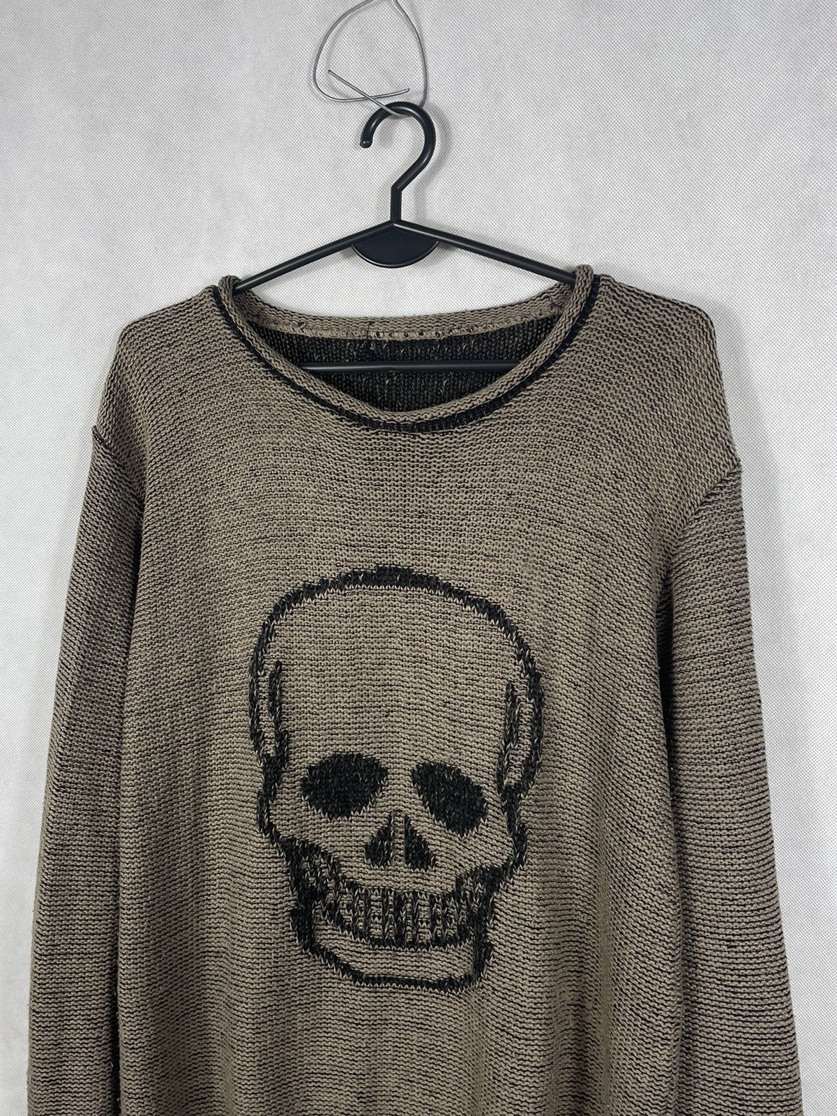 Affliction × Vintage Big Skull 00s 90s Sweater Knitwear Pull Sweatshirt Crewneck Size US M / EU 48-50 / 2 - 5 Thumbnail