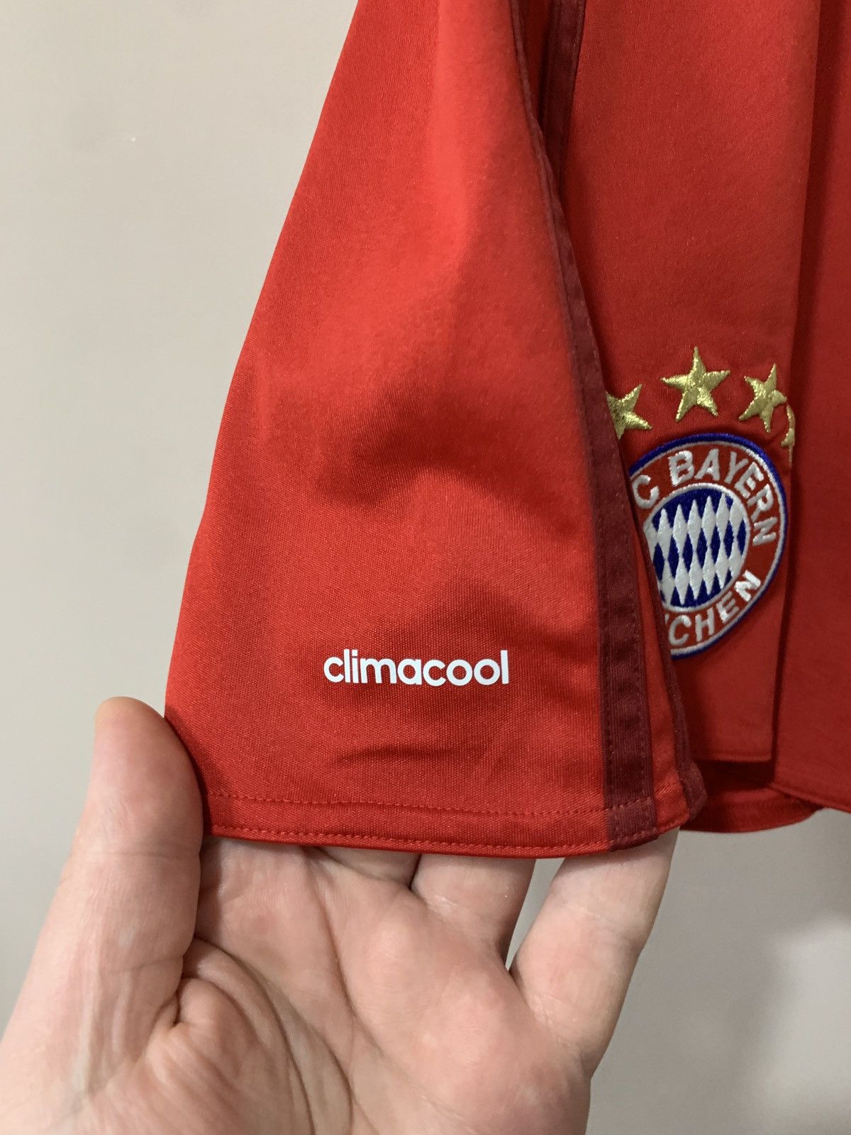 Adidas Bayern Munchen 2015 Home Football Shorts Adidas Soccer Sz L Size US 36 / EU 52 - 4 Thumbnail