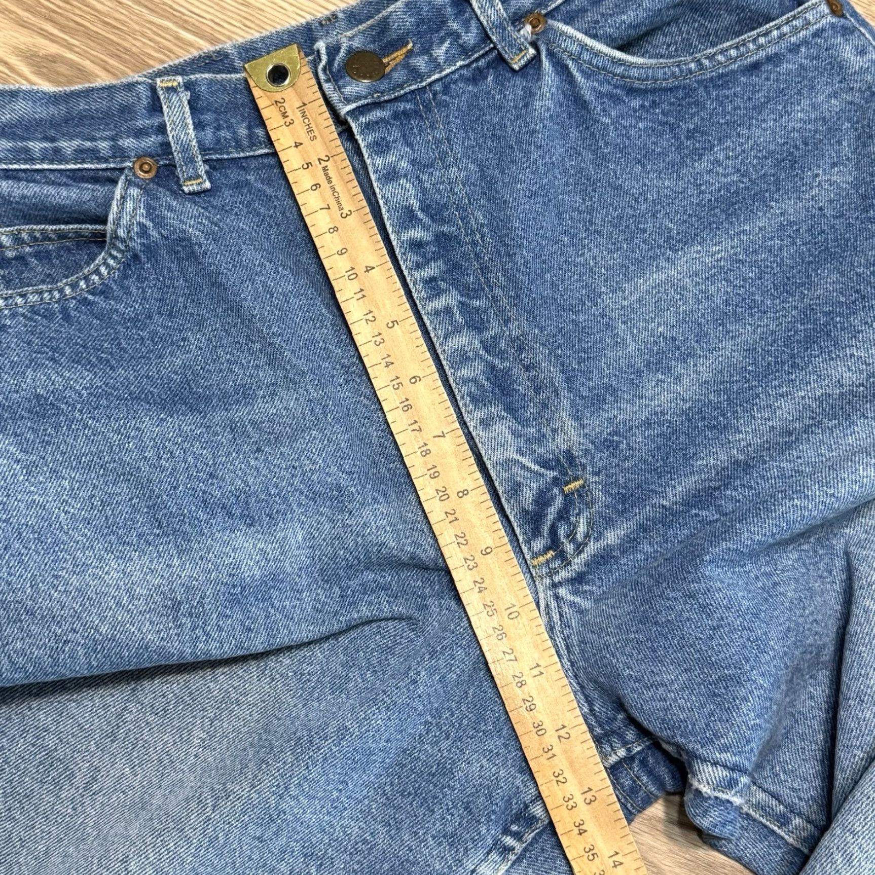 Lee Vtg Lee Riders Jeans Women’s 14M Made In USA Blue Denim Straight 31in Inseam Womens Jeans Size 36" / US 14 / IT 50 - 5 Thumbnail