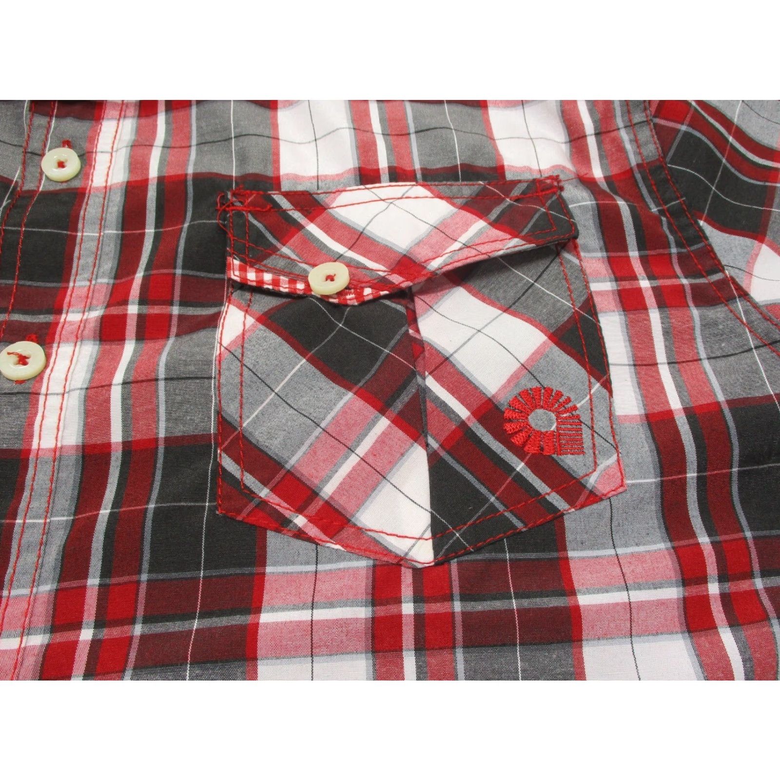 Akademiks Akademiks Shirt Mens XL Button Up Roll Up Long Sleeve Casual Plaid Multicolor Never Worn Size US XL / EU 56 / 4 - 7 Thumbnail