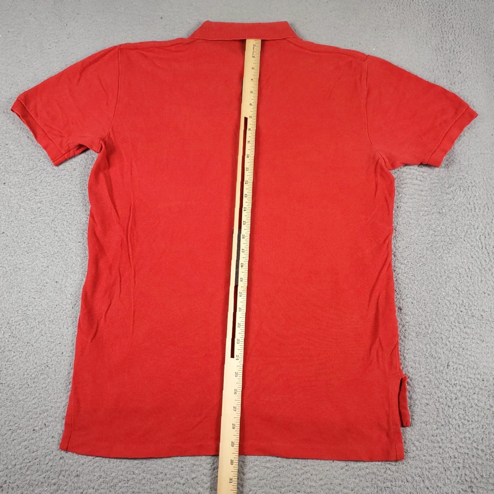 Ralph Lauren Ralph Lauren Polo Shirt Mens Medium Red Pony Polo Shirt Regular Fit Short Sleeve Button Collared Casual Classic Preppy American Gear Mens Size US M / EU 48-50 / 2 - 6 Thumbnail