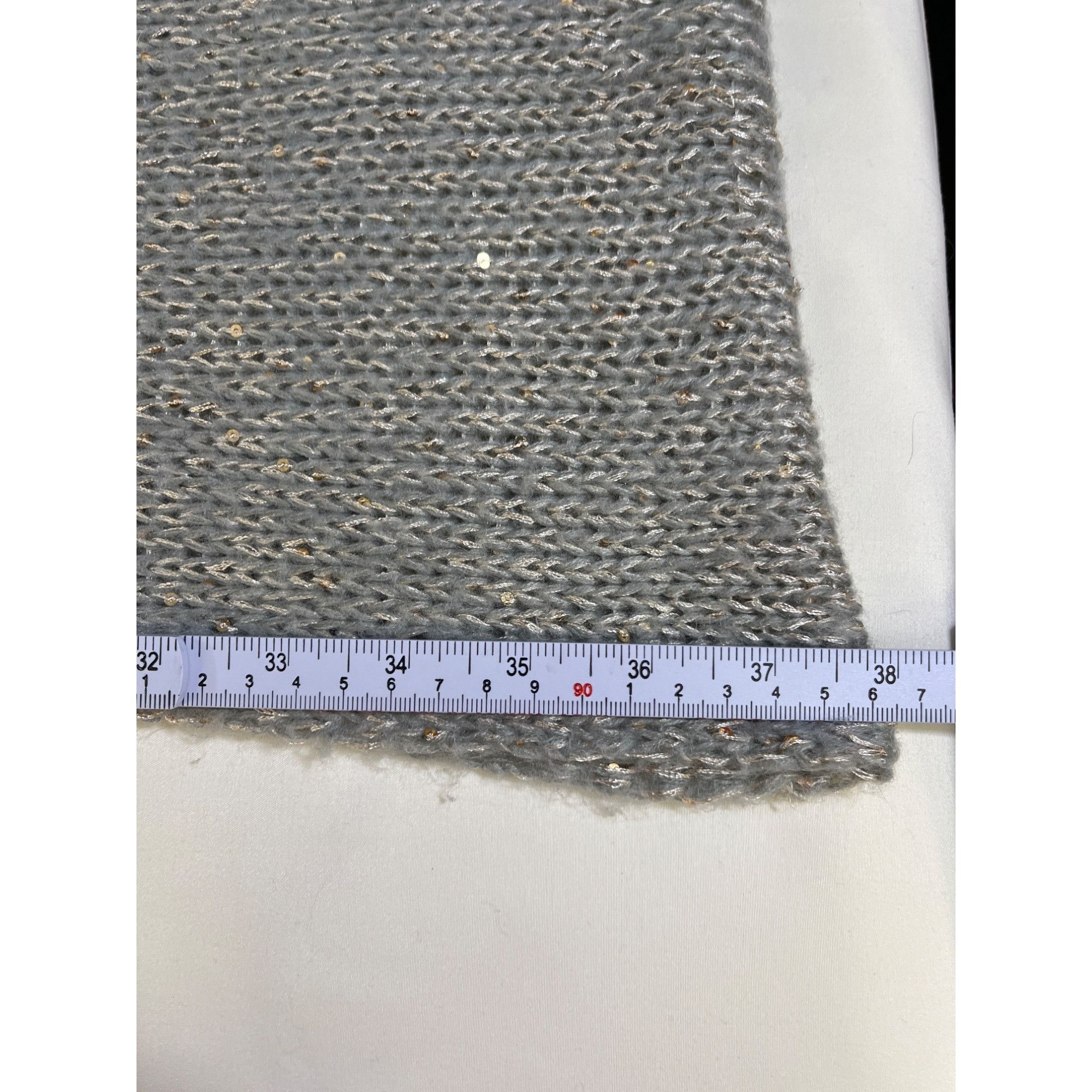 Other Elegant Knit Infinity Scarf Metallic Gold SKU 7047 Size ONE SIZE - 6 Thumbnail