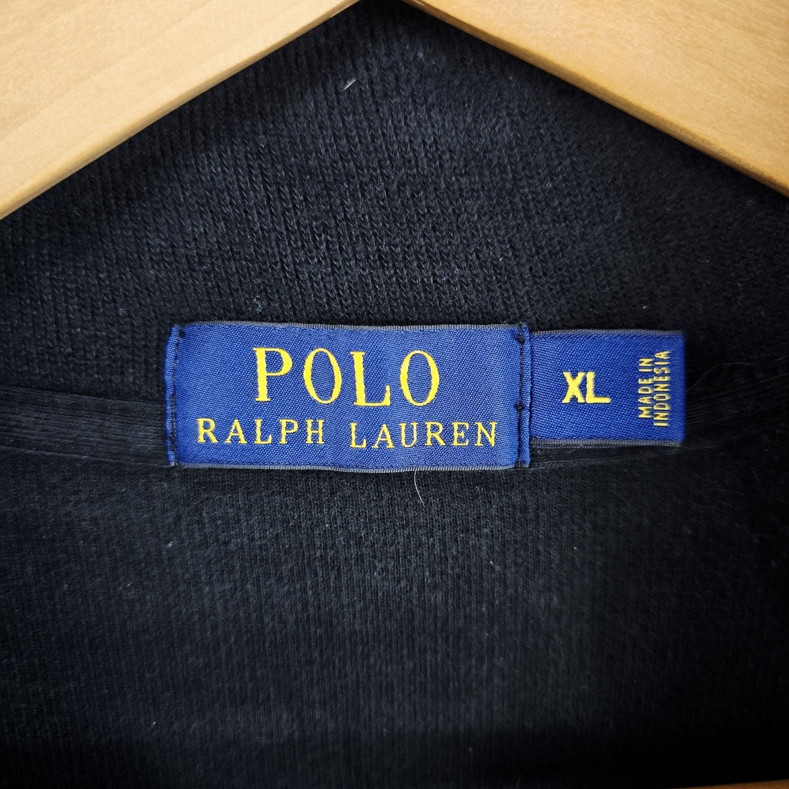 Polo Ralph Lauren Polo Ralph Lauren 1/4 Zip Sweater Size XL Black Red Pony Size US XL / EU 56 / 4 - 6 Thumbnail