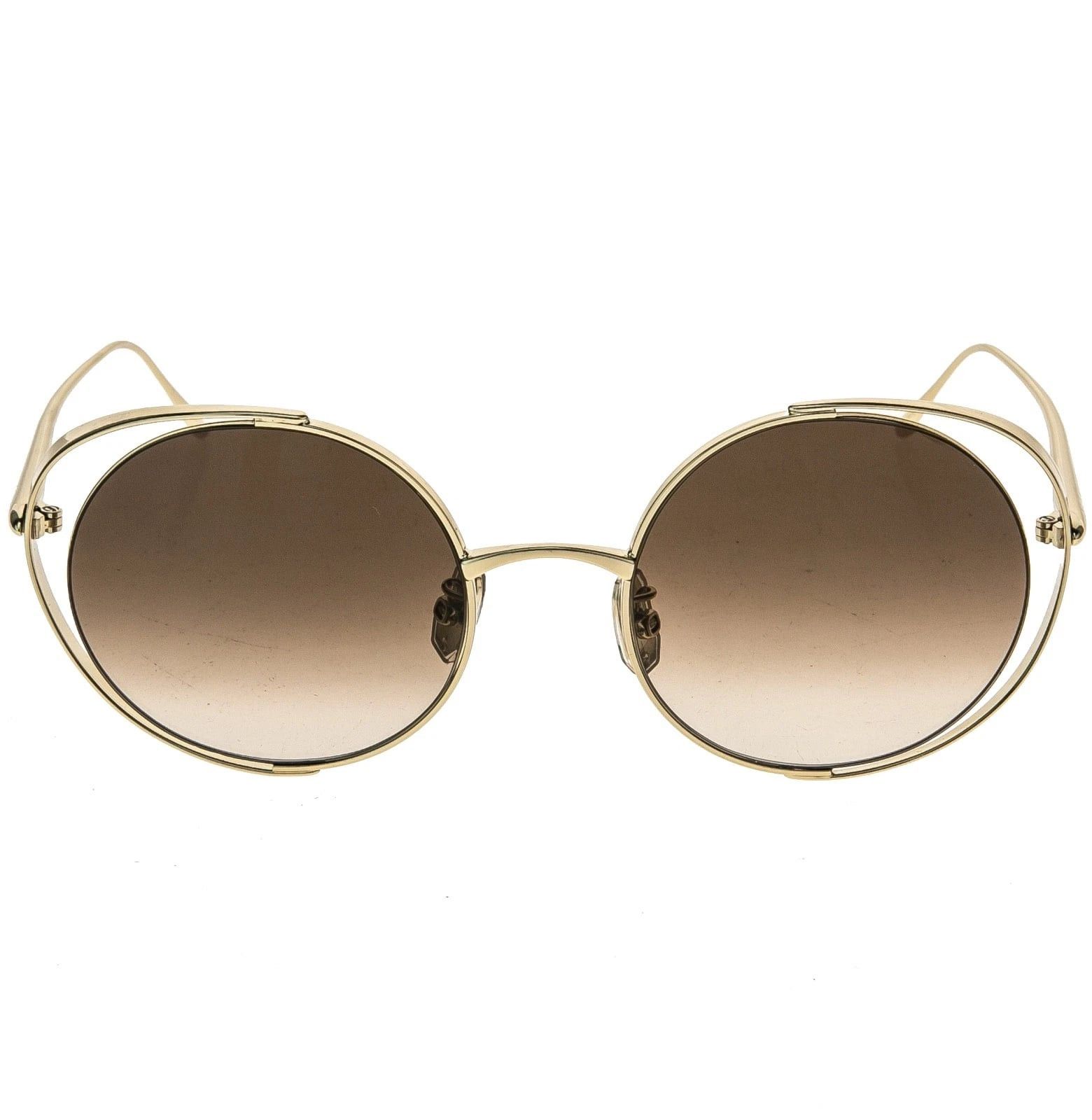 Loewe LOEWE LW40149U 40149 Metal Round Gold Brown Sunglasses 32F Size ONE SIZE - 5 Thumbnail